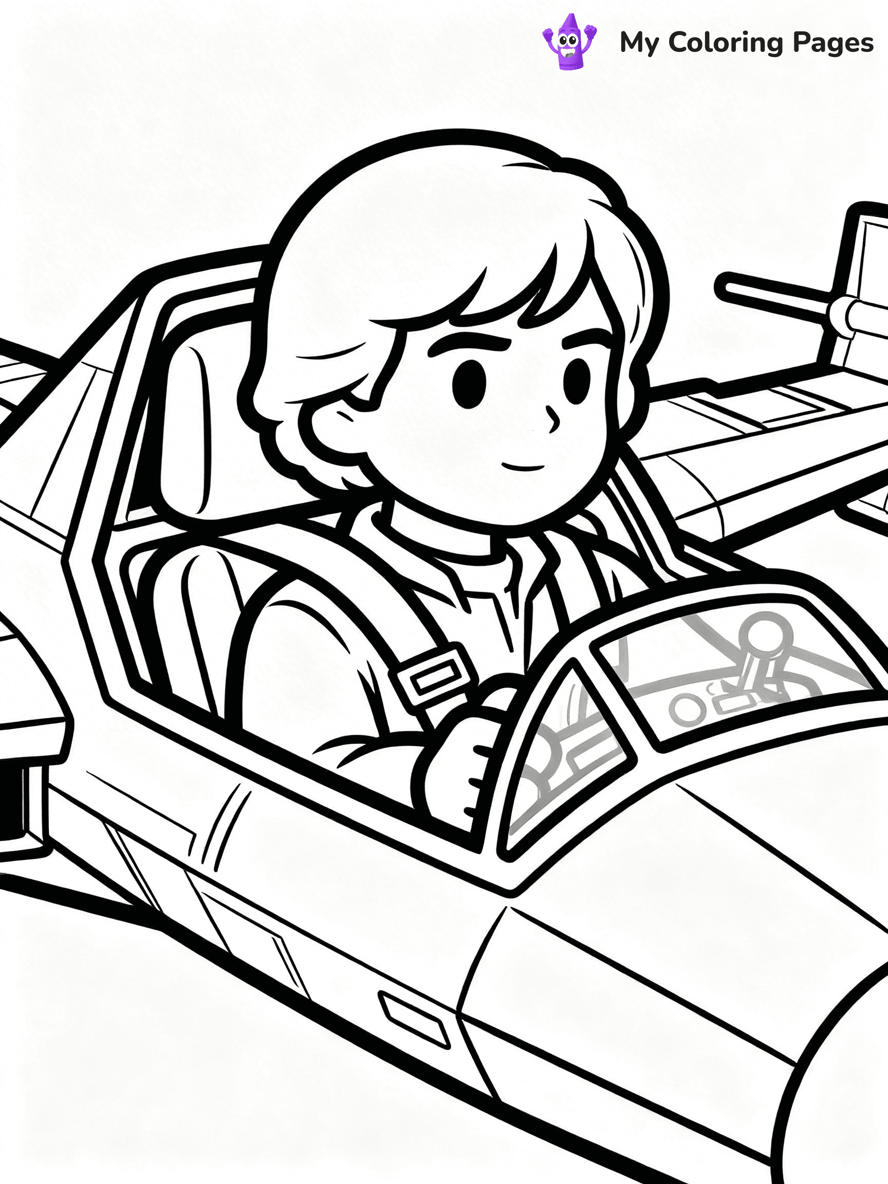 Luke Skywalker Coloring Pages - 4