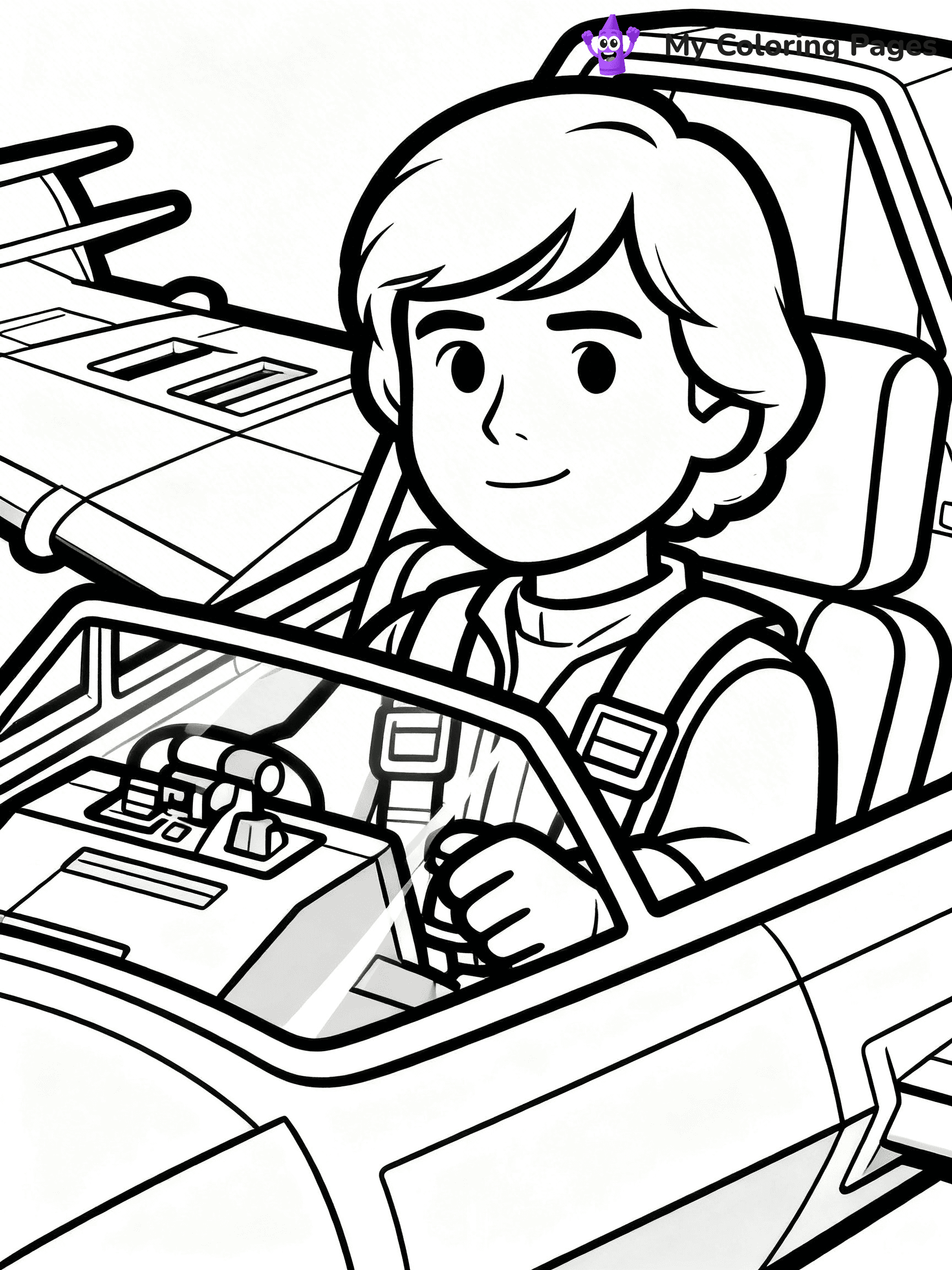 Luke Skywalker Coloring Pages - 3