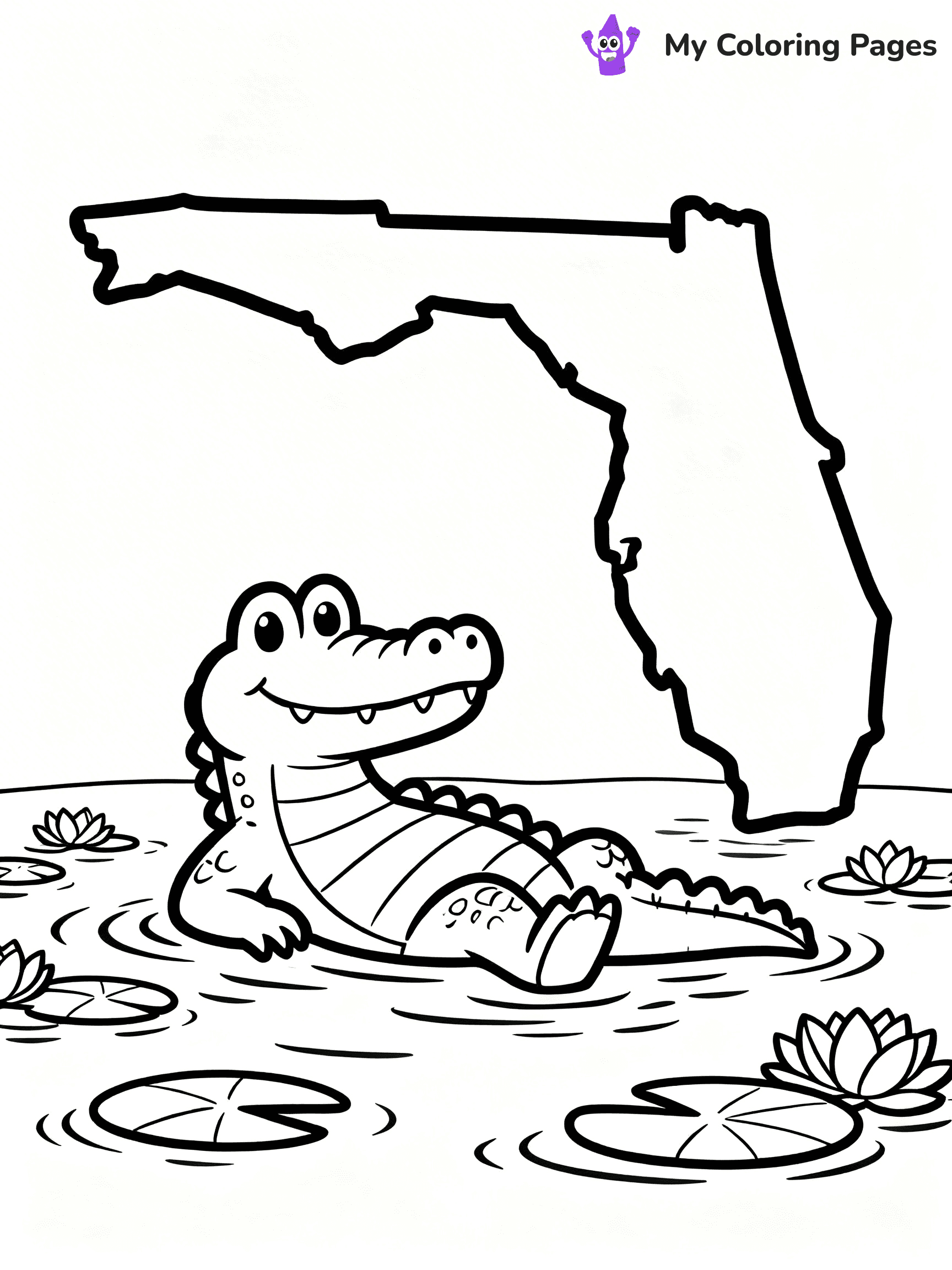 50 States Coloring Pages - 36