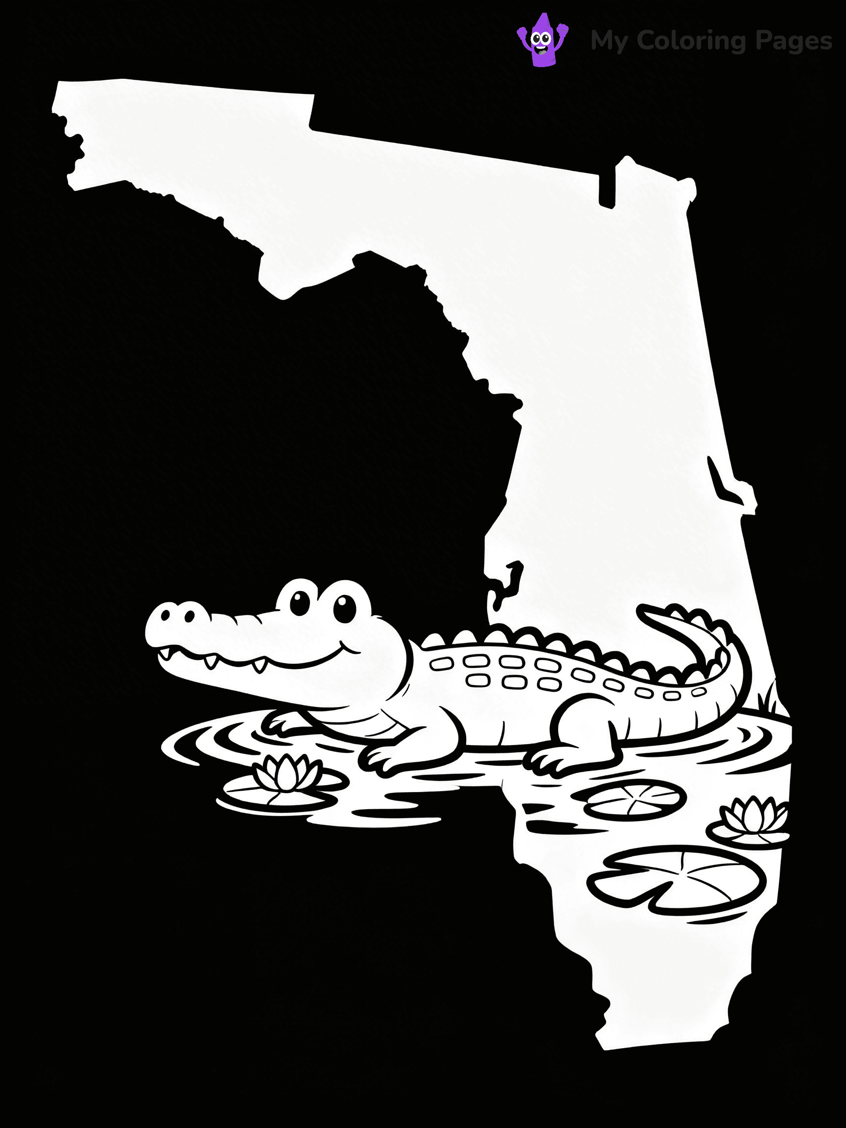 50 States Coloring Pages - 34