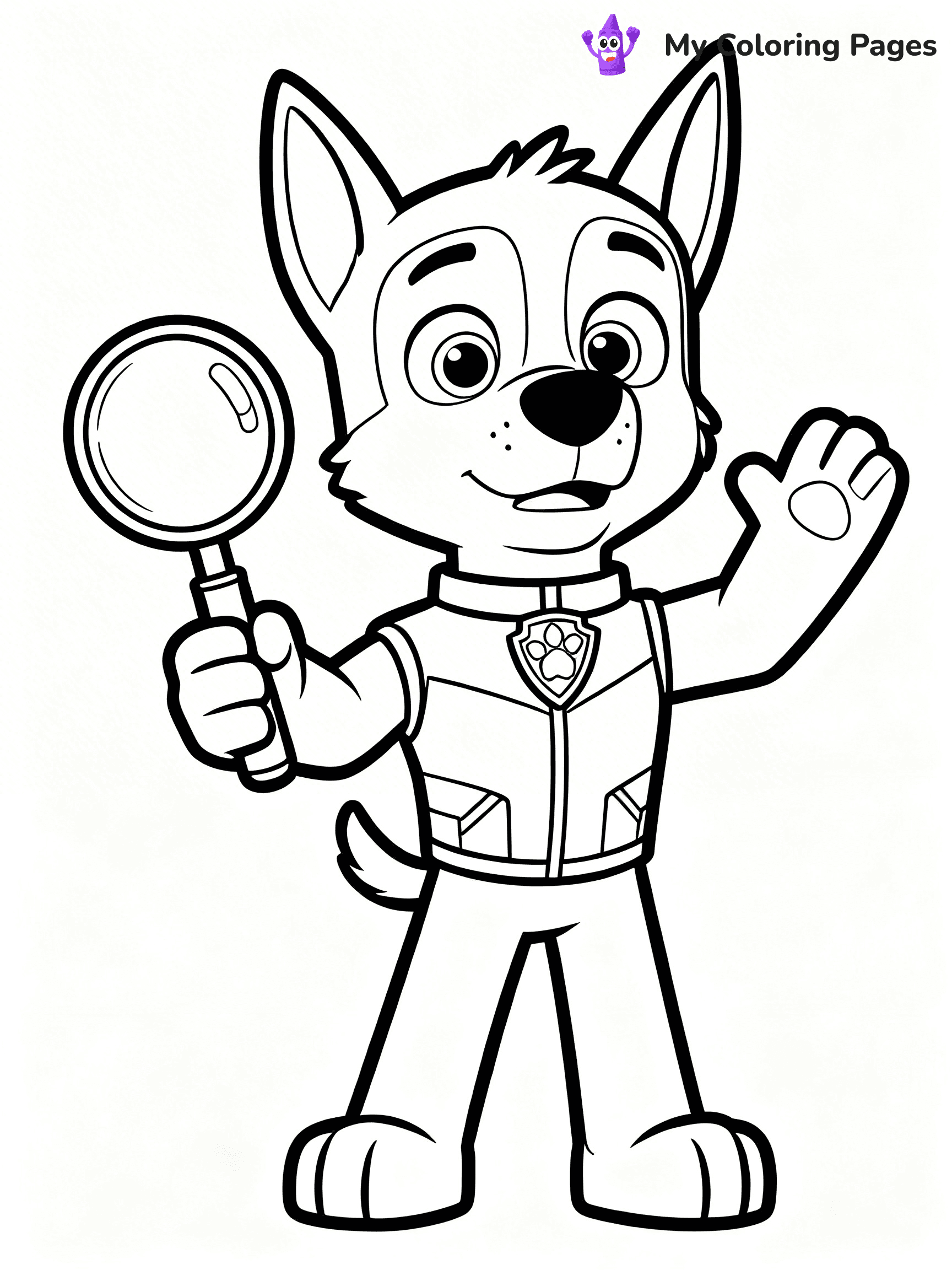 Chase Coloring Pages - 13