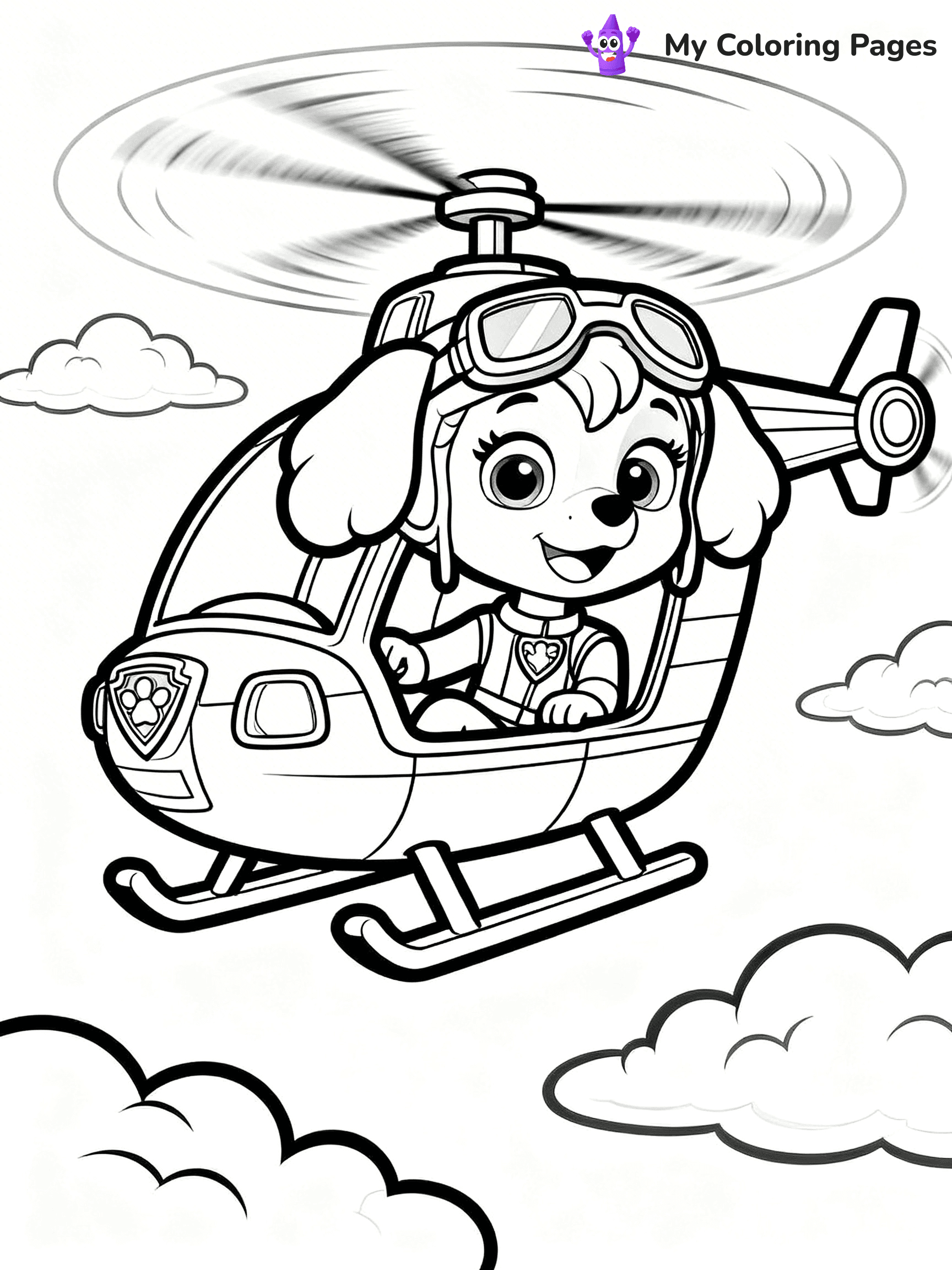 Chase Coloring Pages - 12