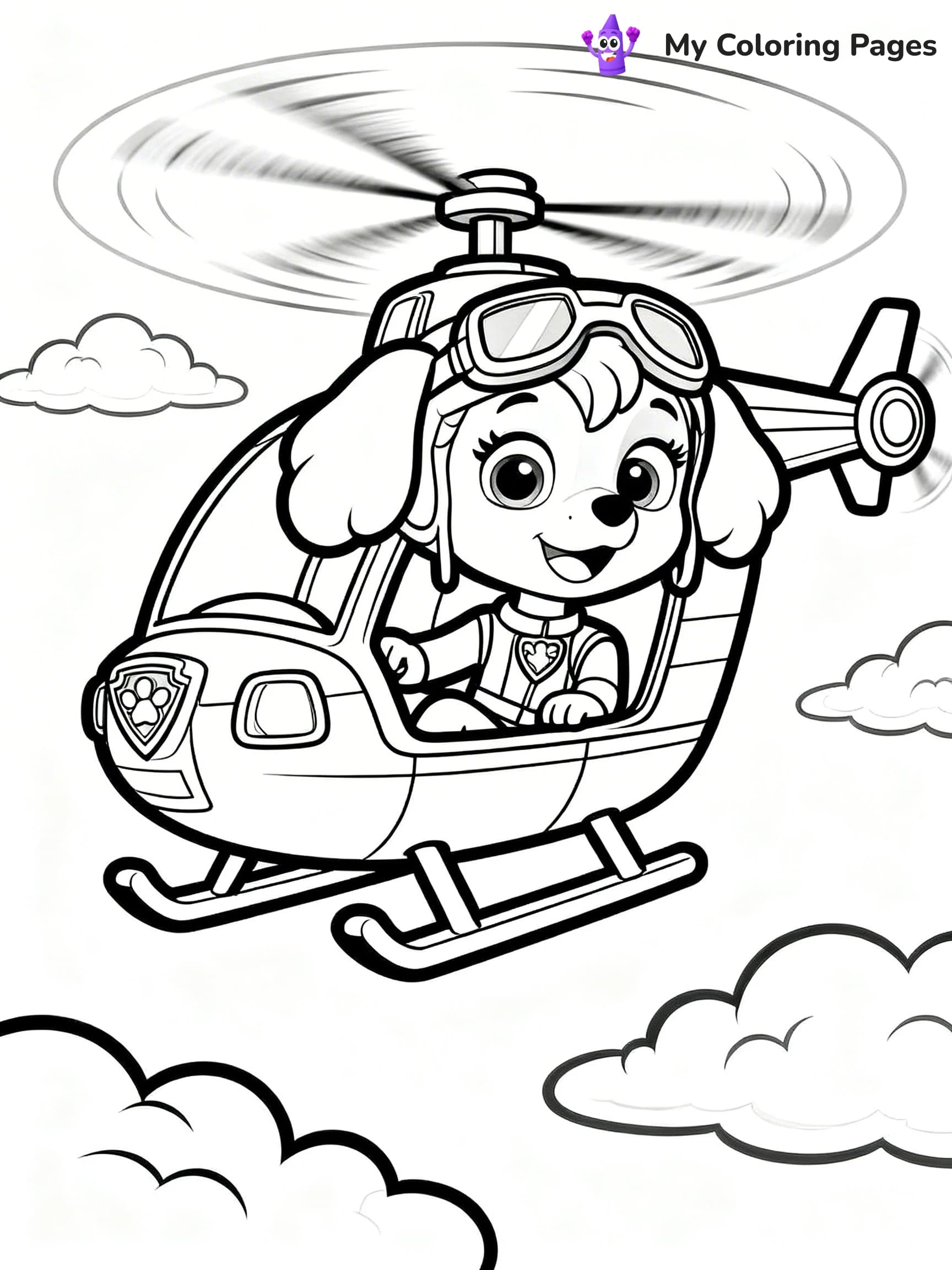 Chase Coloring Pages - 12