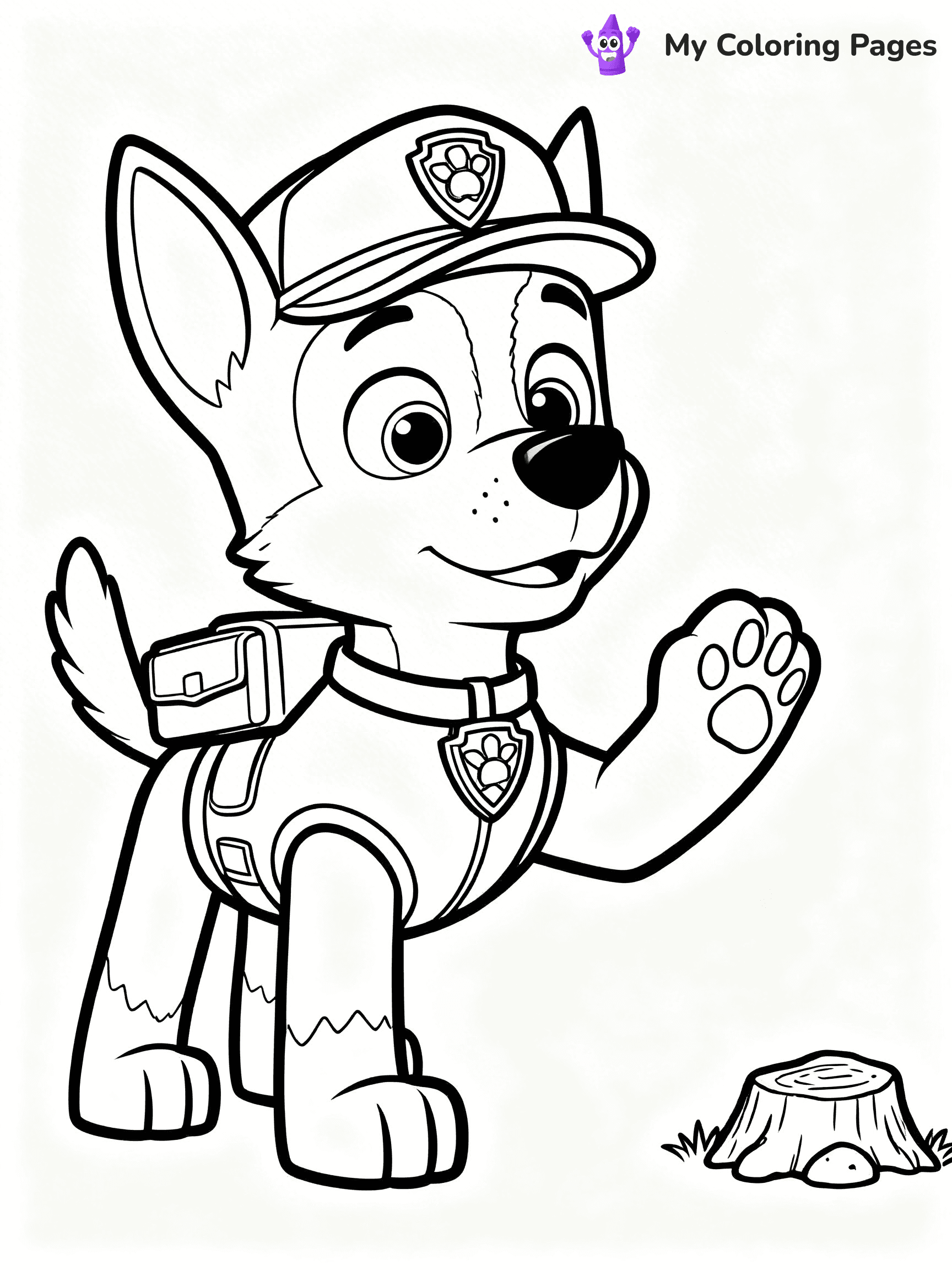 Chase Coloring Pages - 4
