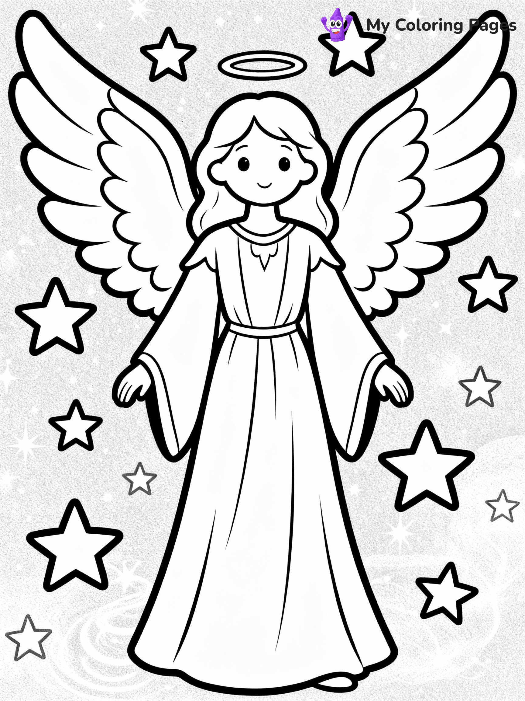 Angel Coloring Pages - 56