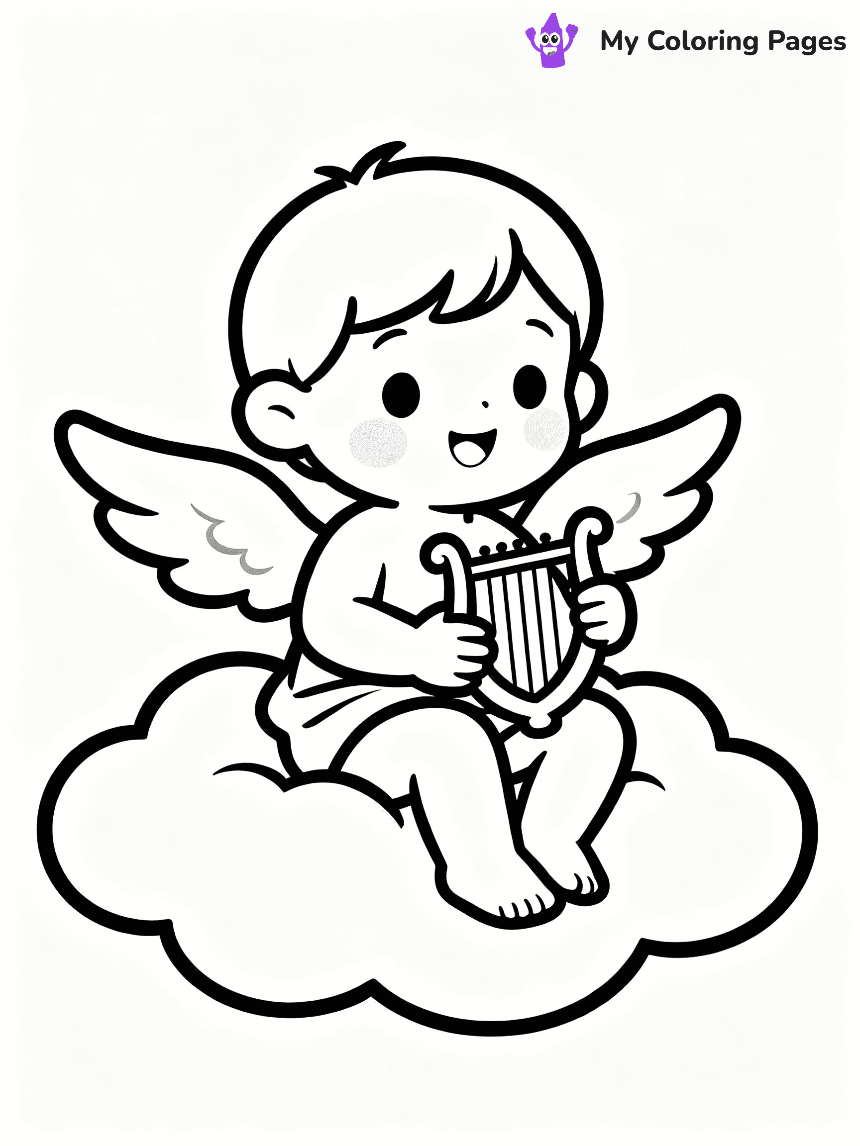 Angel Coloring Pages - 53