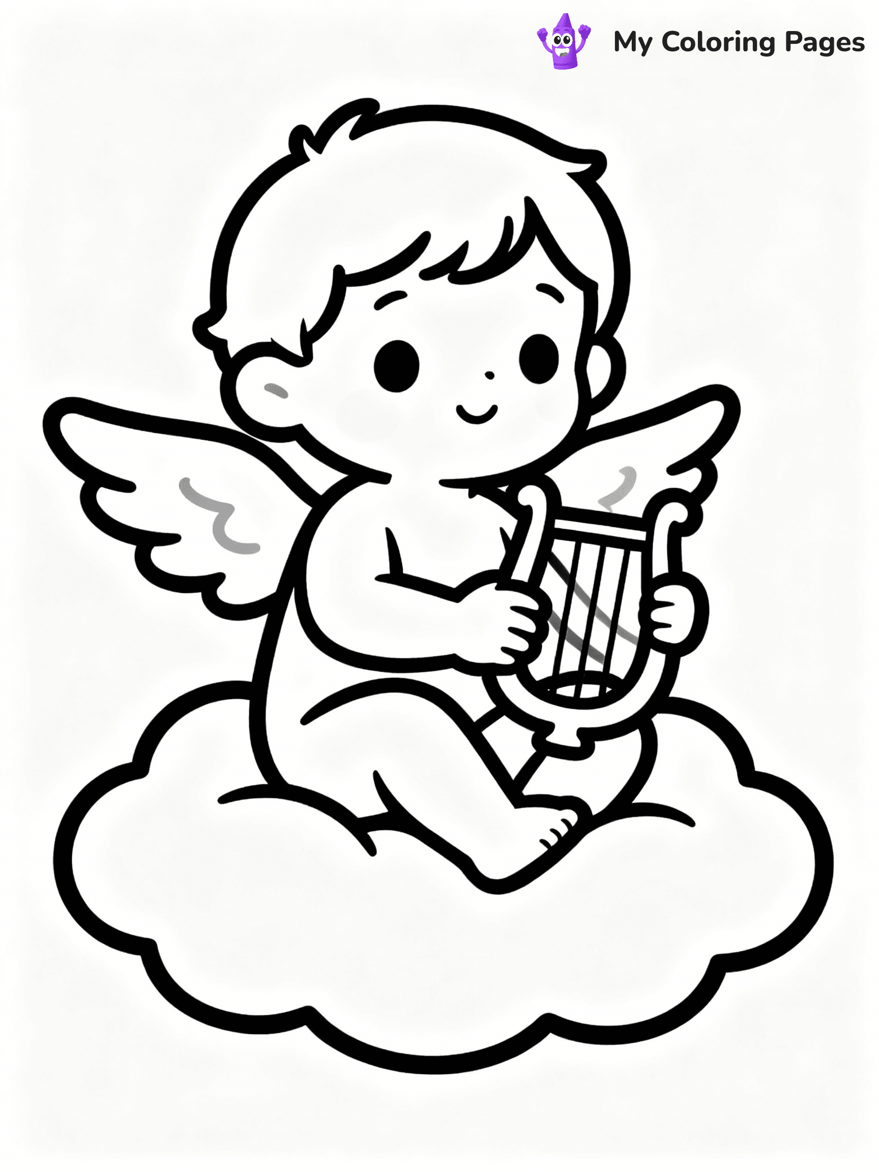 Angel Coloring Pages - 52