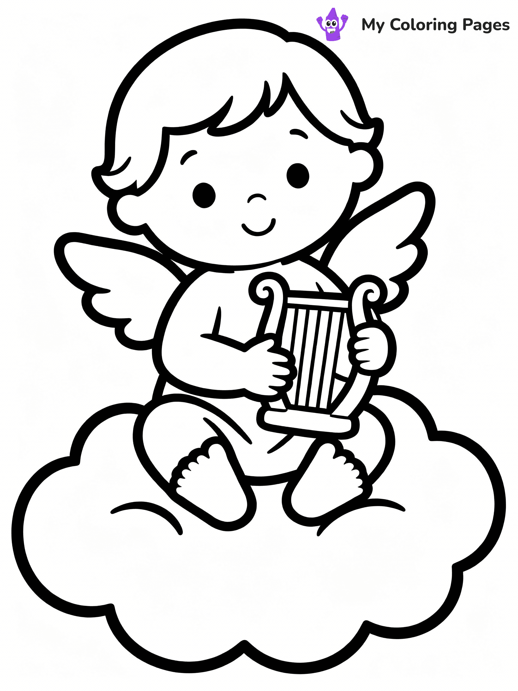 Angel Coloring Pages - 51