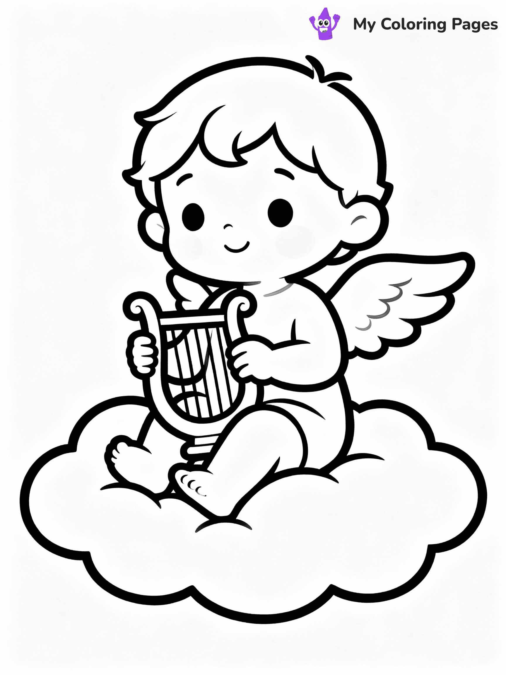 Angel Coloring Pages - 48