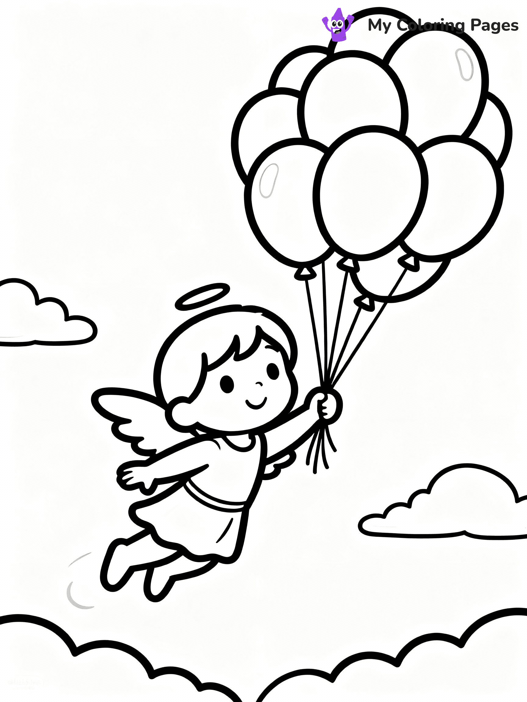 Angel Coloring Pages - 43