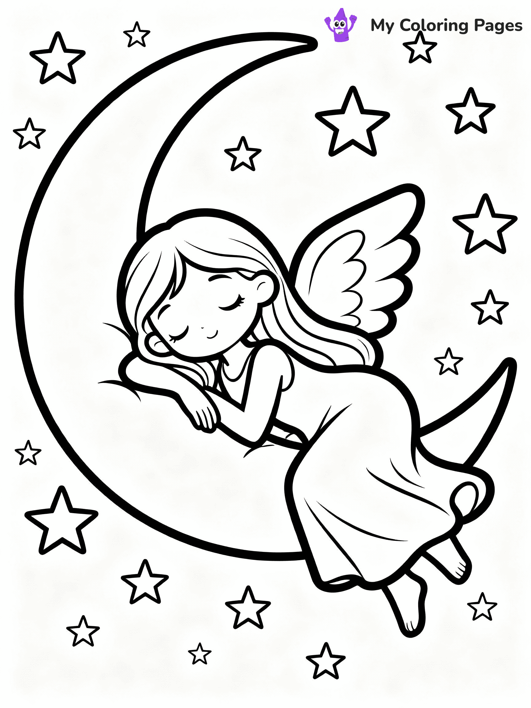 Angel Coloring Pages - 42