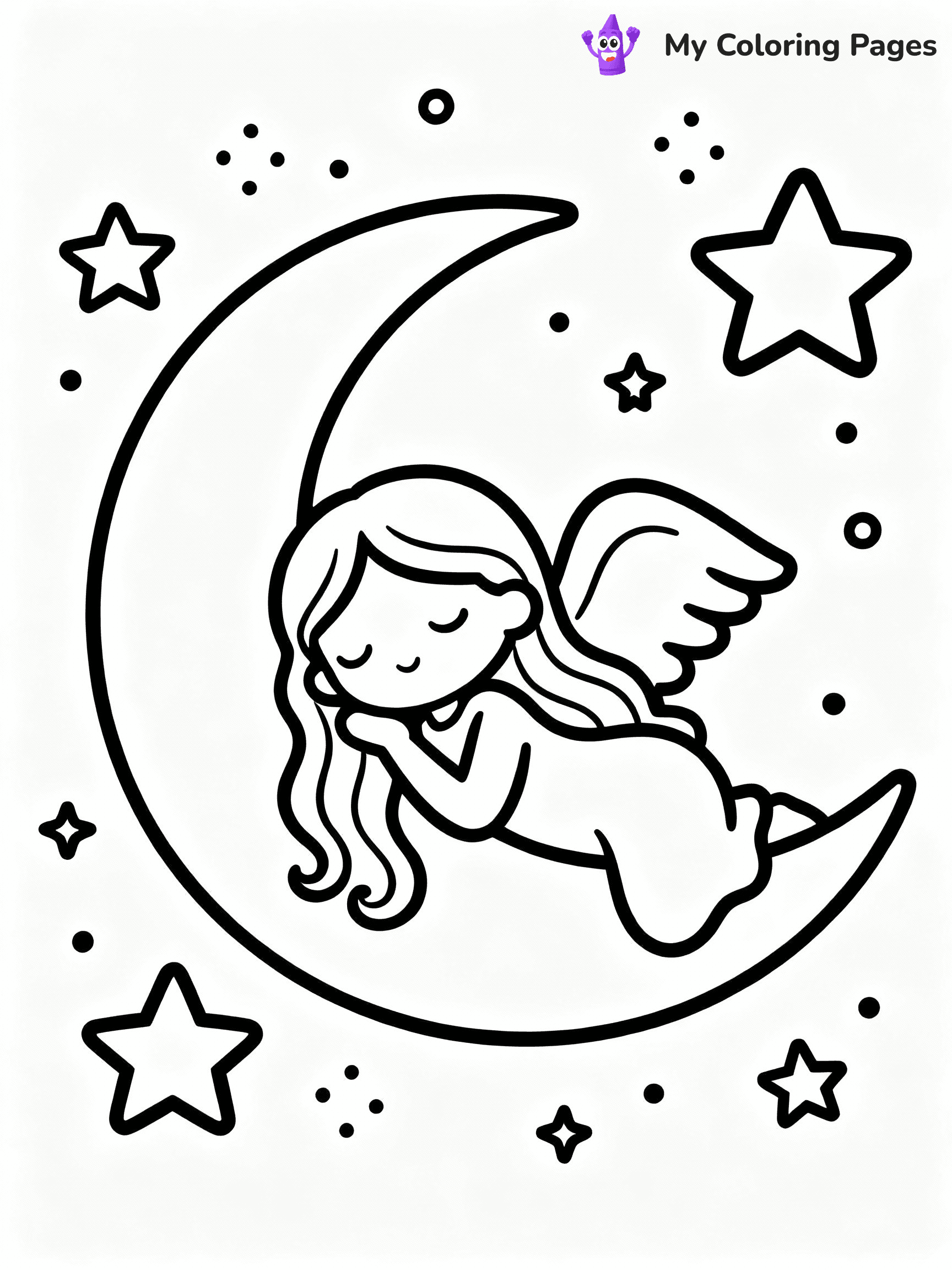 Angel Coloring Pages - 40