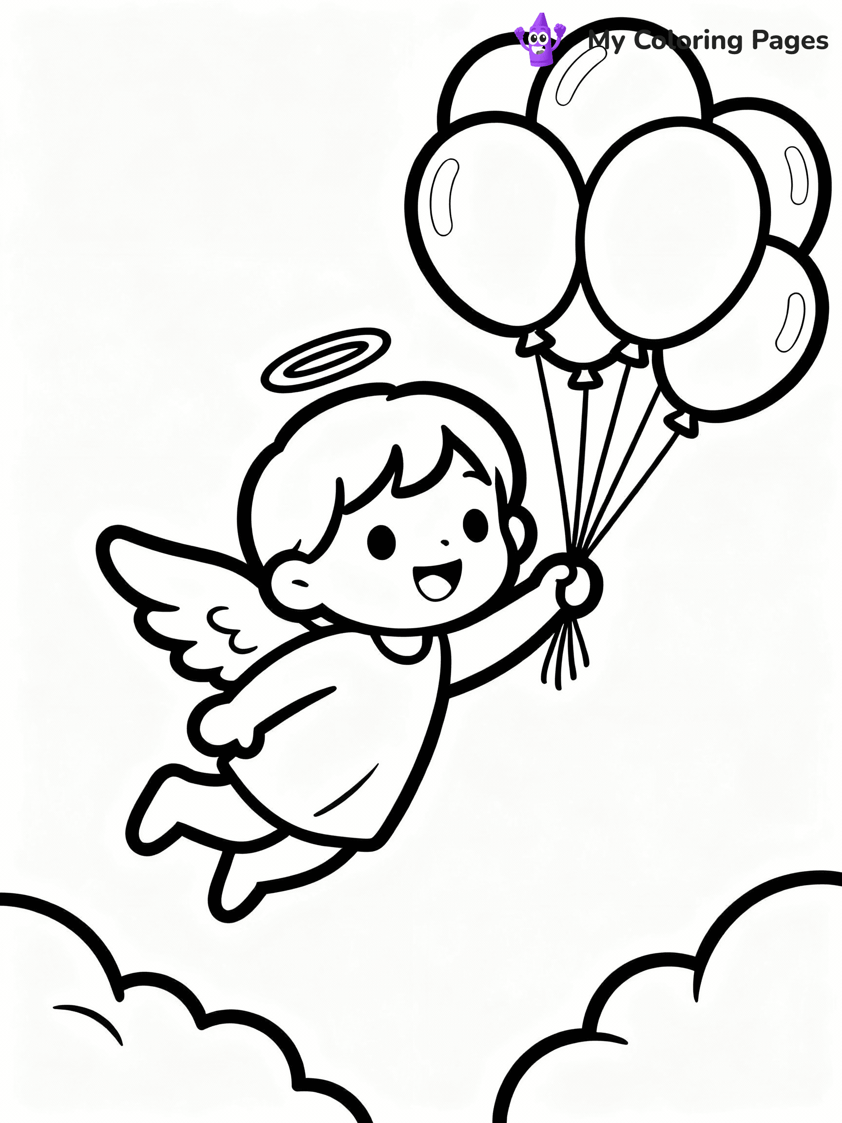 Angel Coloring Pages - 37