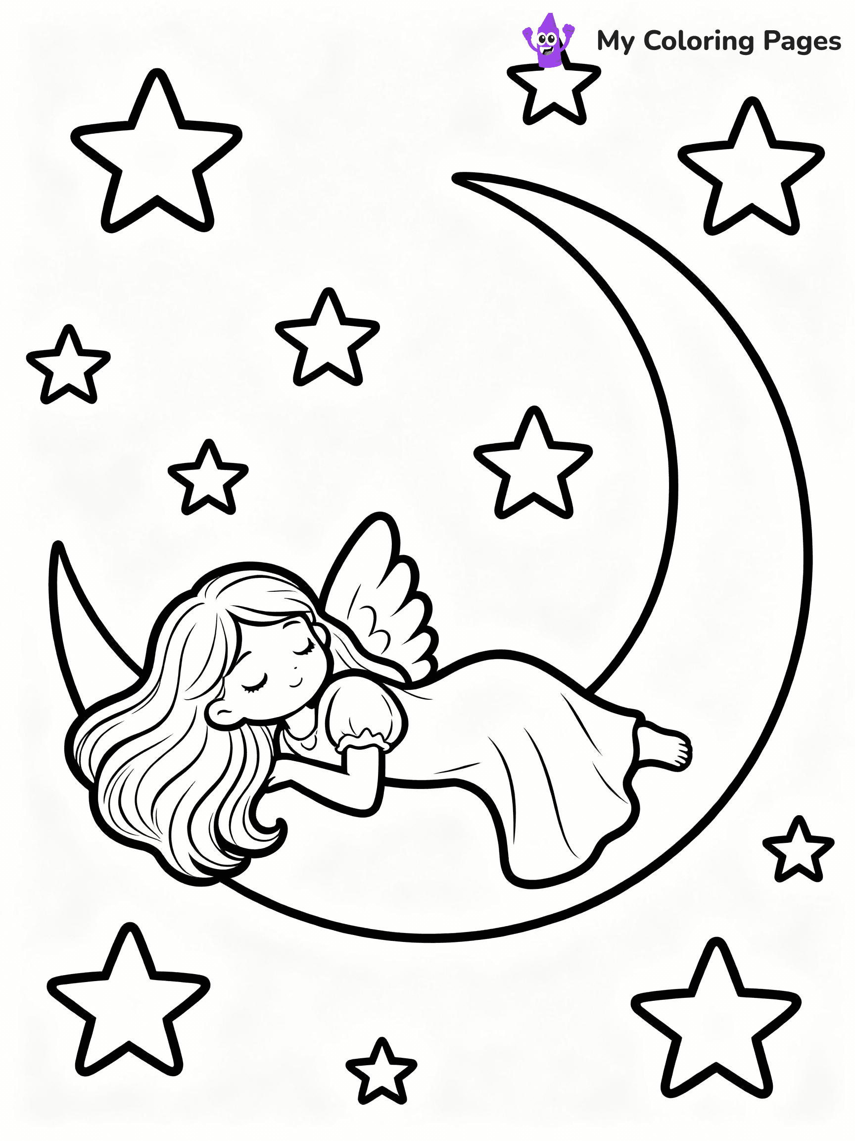 Angel Coloring Pages - 36
