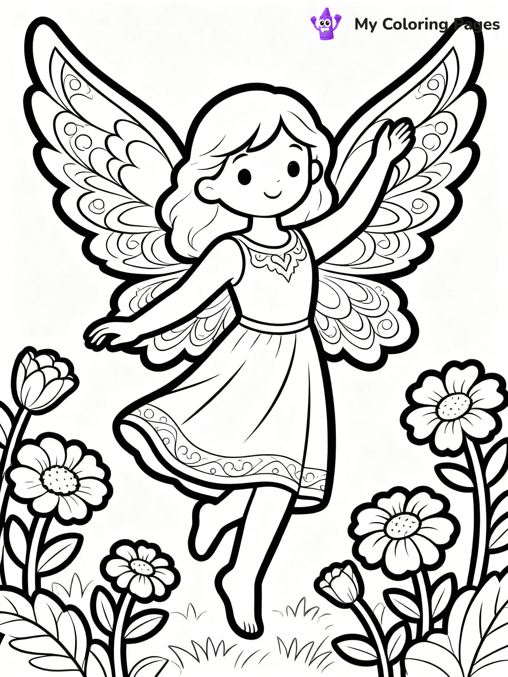 Angel Coloring Pages - 26