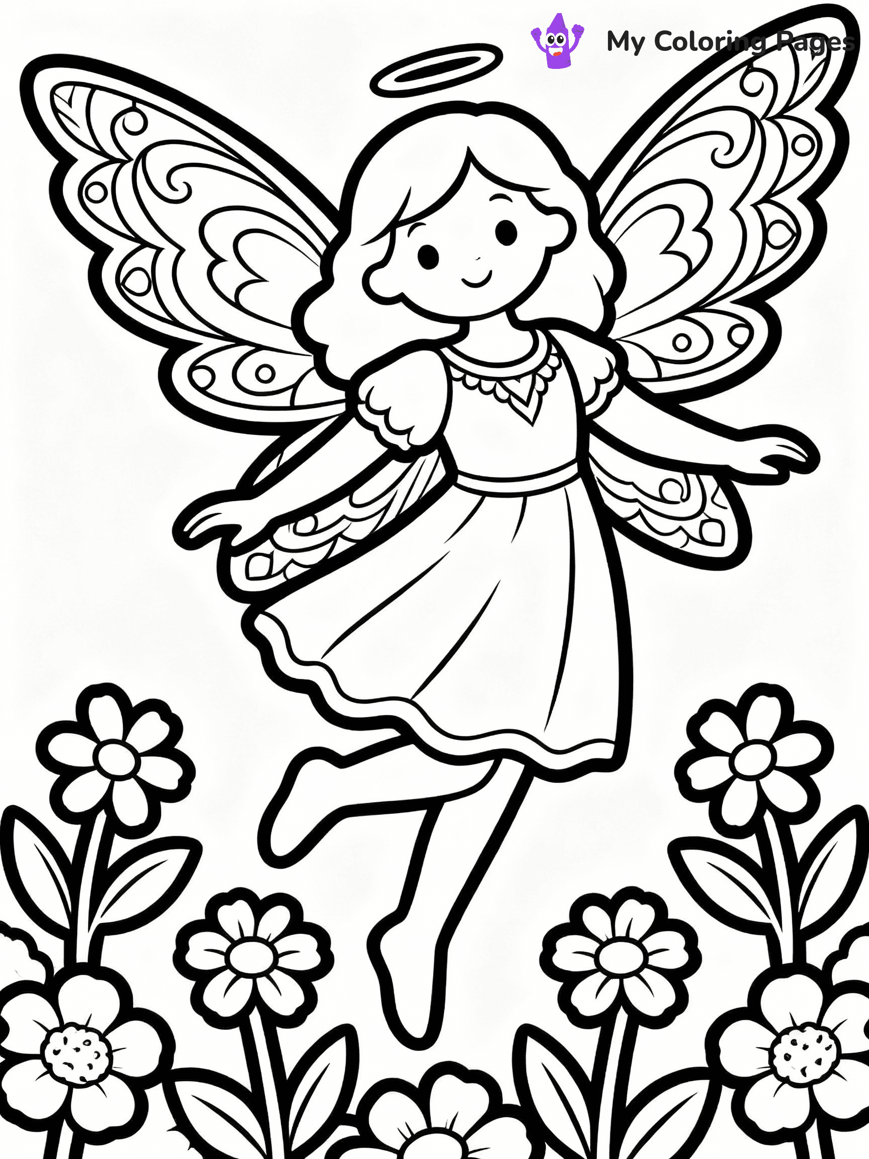 Angel Coloring Pages - 24