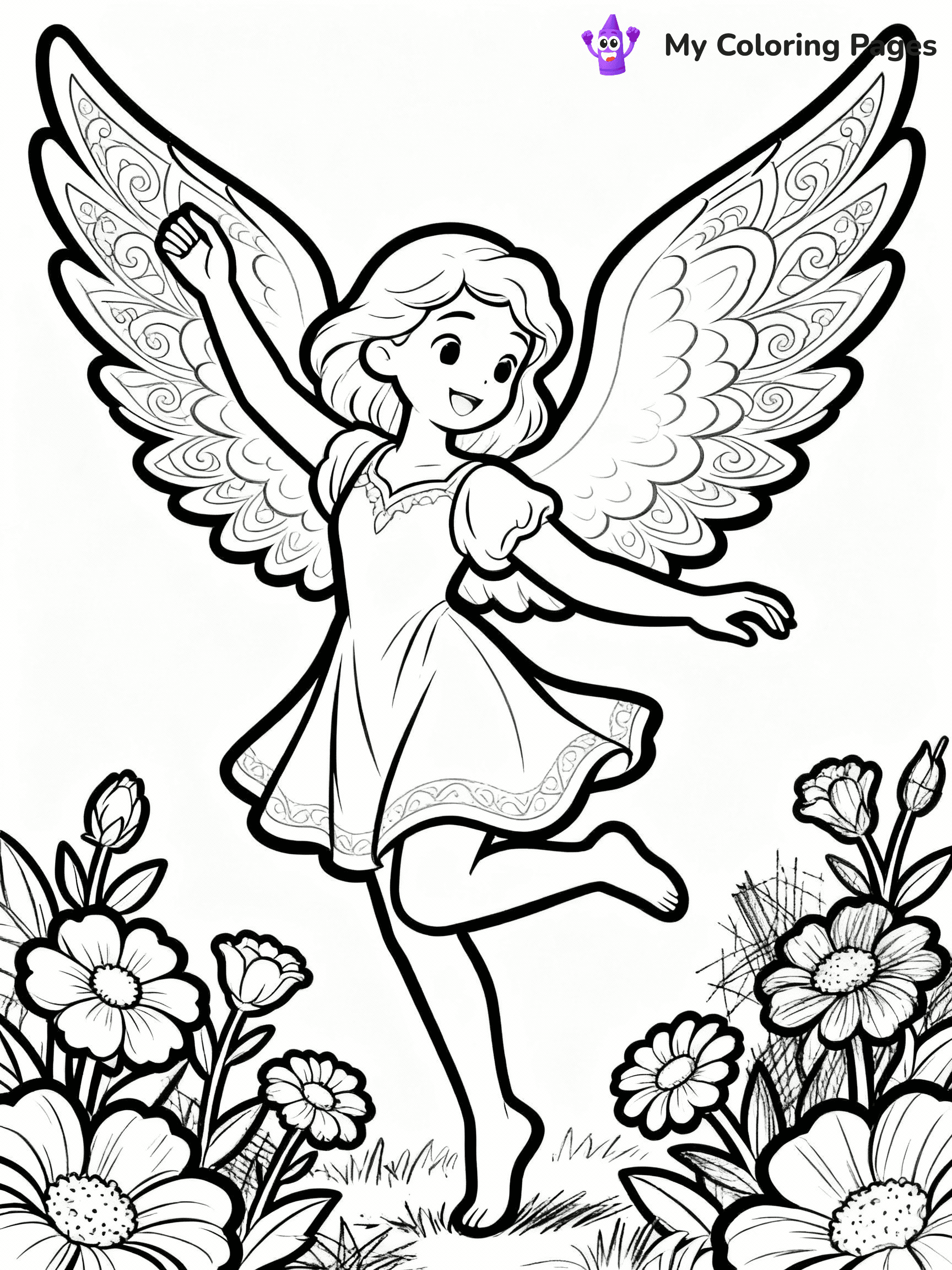 Angel Coloring Pages - 23