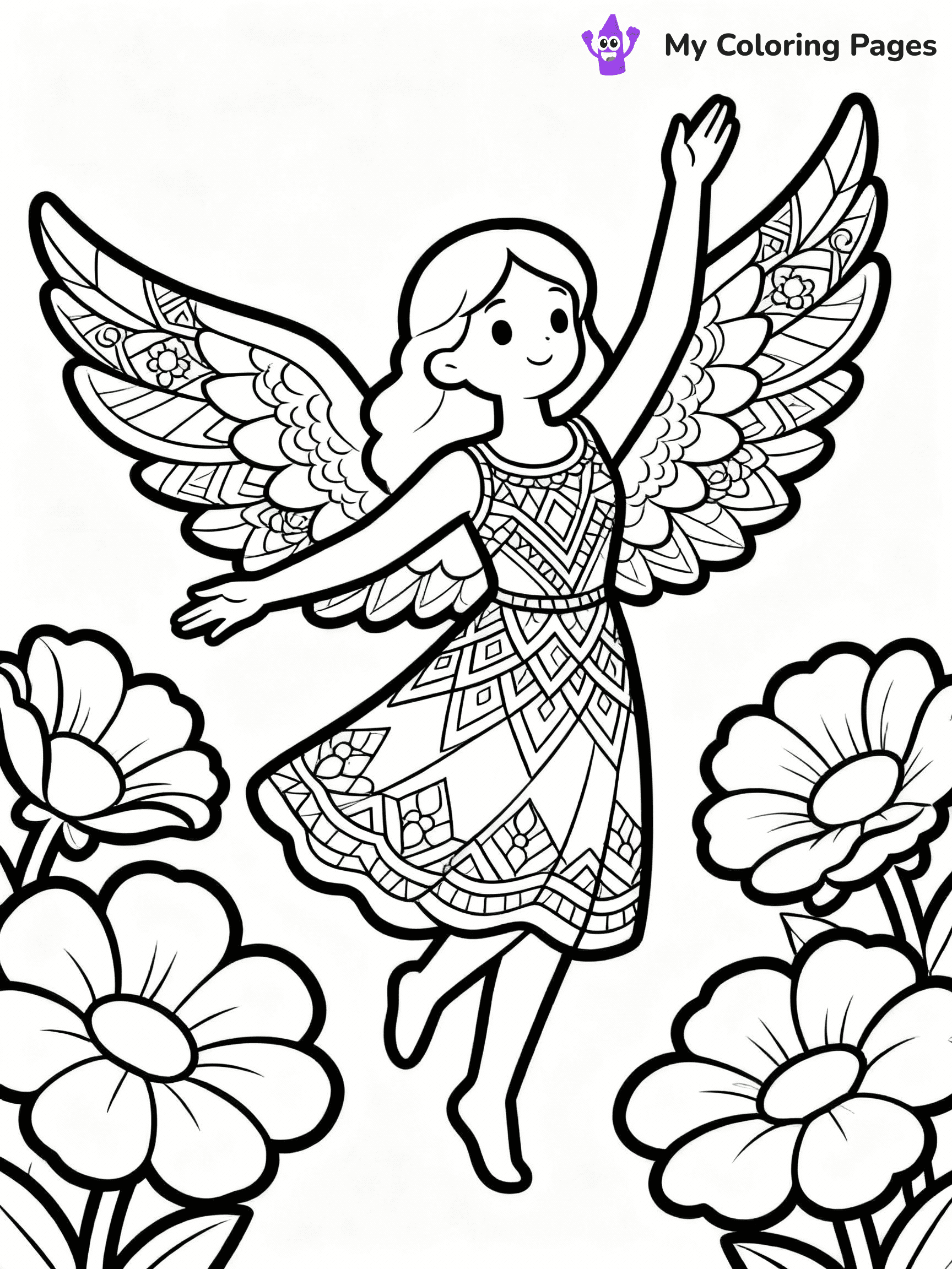 Angel Coloring Pages - 22
