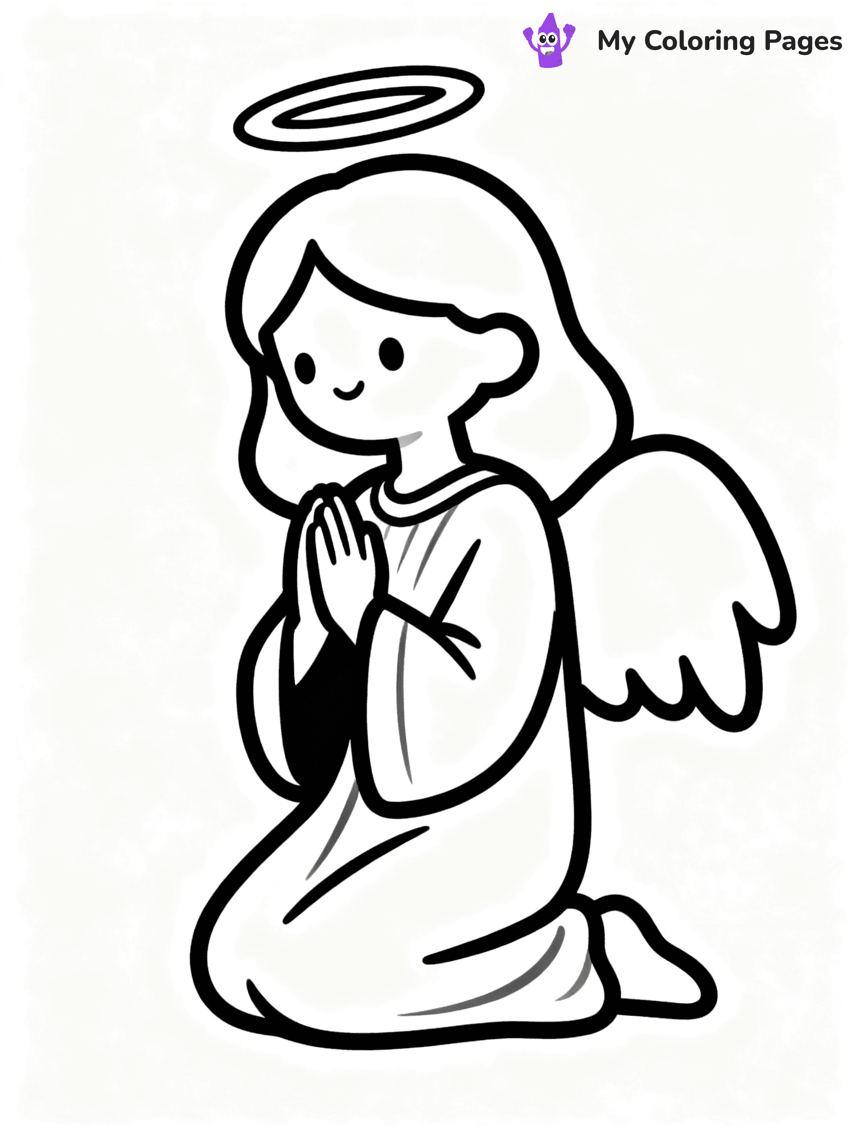 Angel Coloring Pages - 20