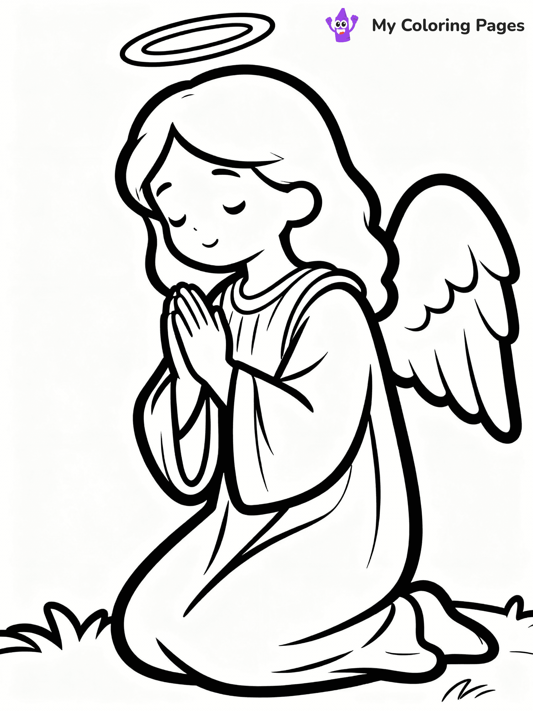 Angel Coloring Pages - 19