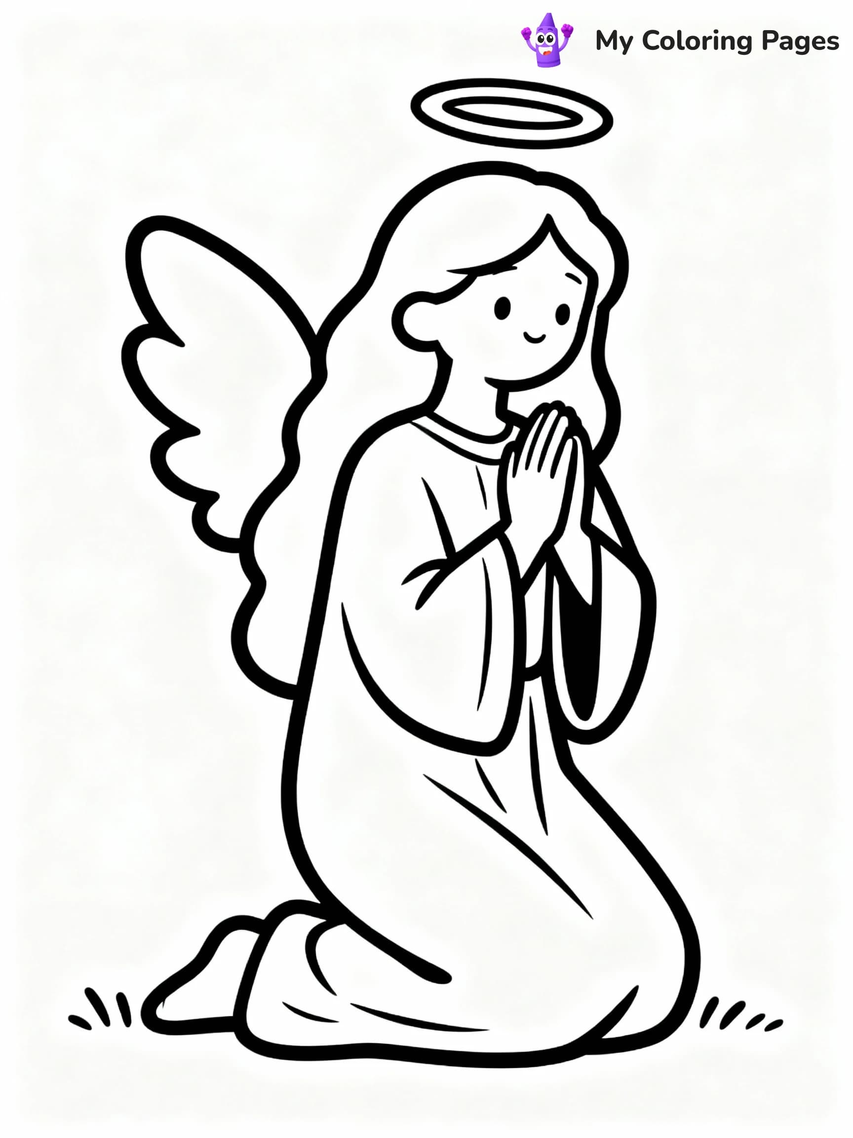 Angel Coloring Pages - 18