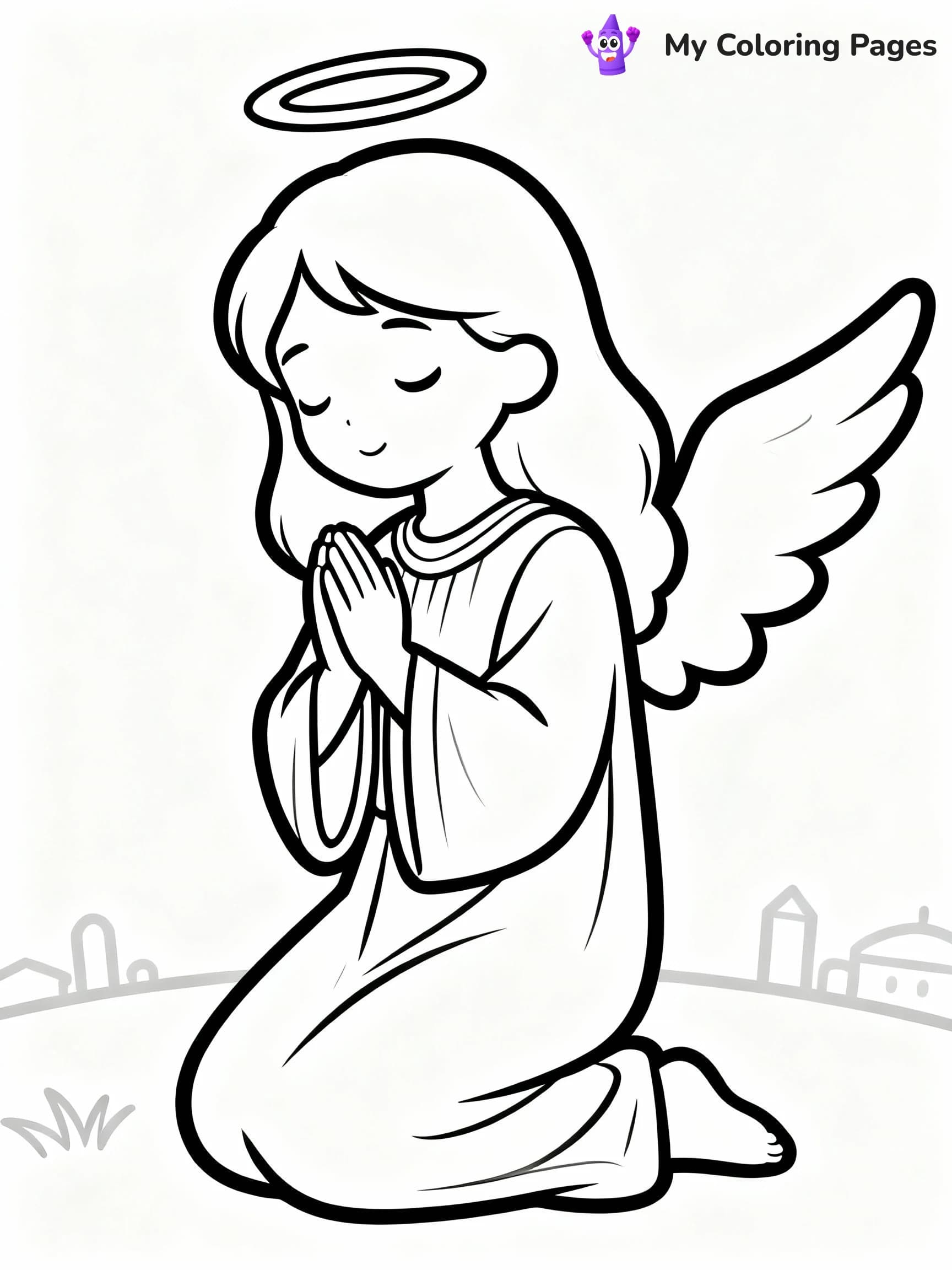 Angel Coloring Pages - 17
