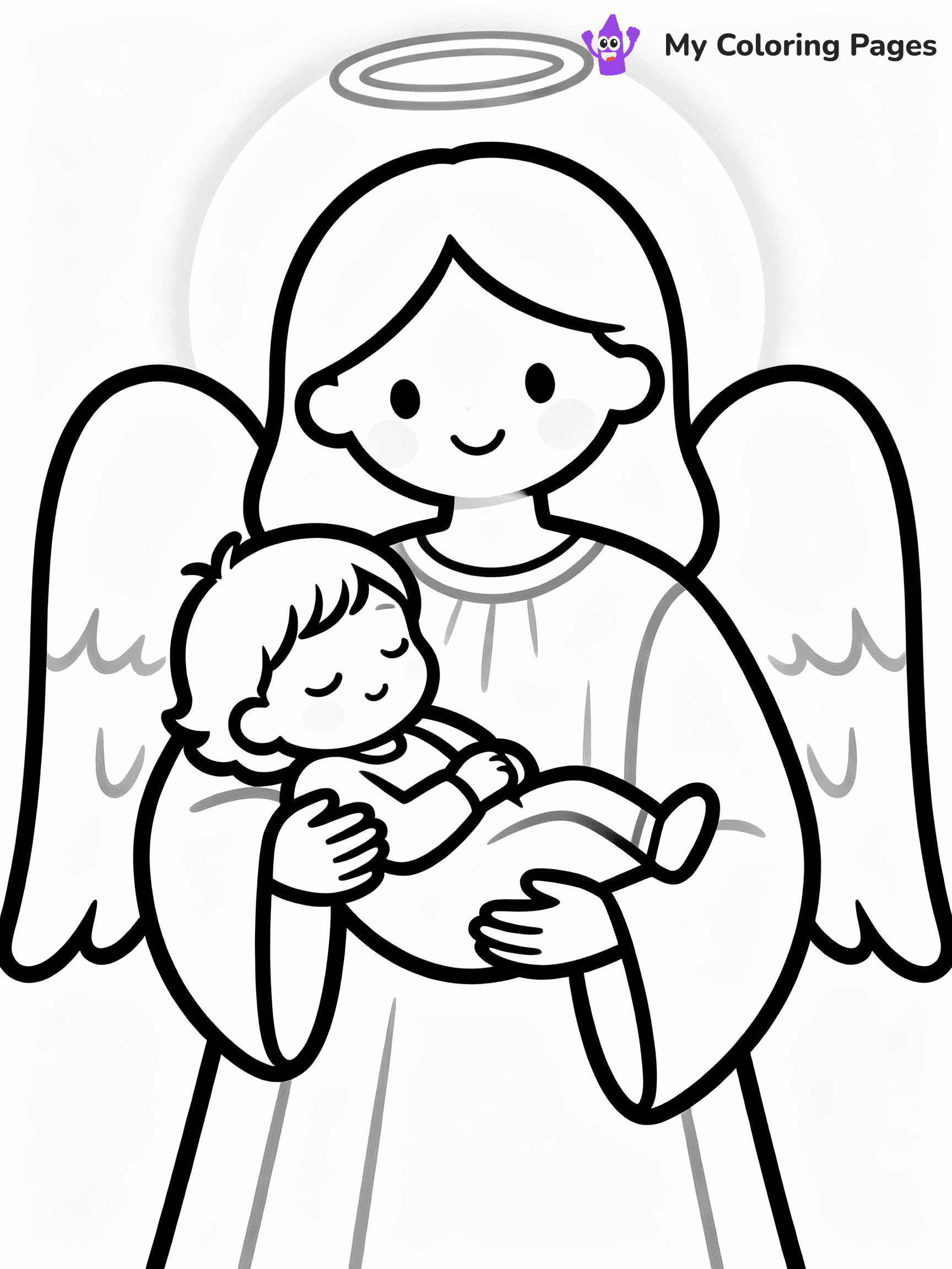 Angel Coloring Pages - 14