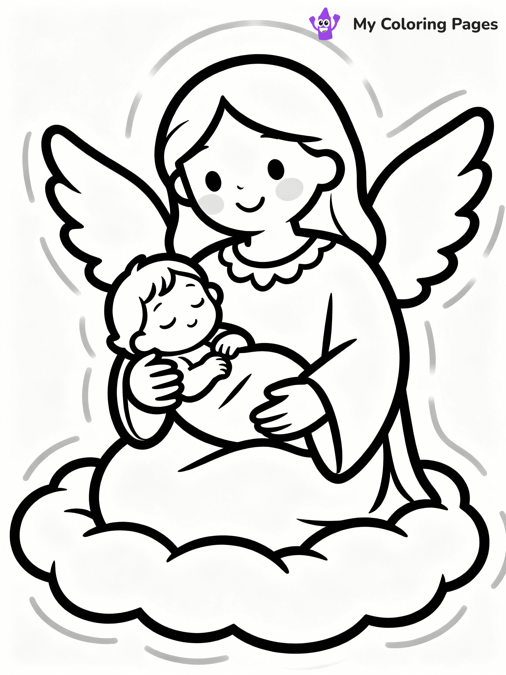 Angel Coloring Pages - 13