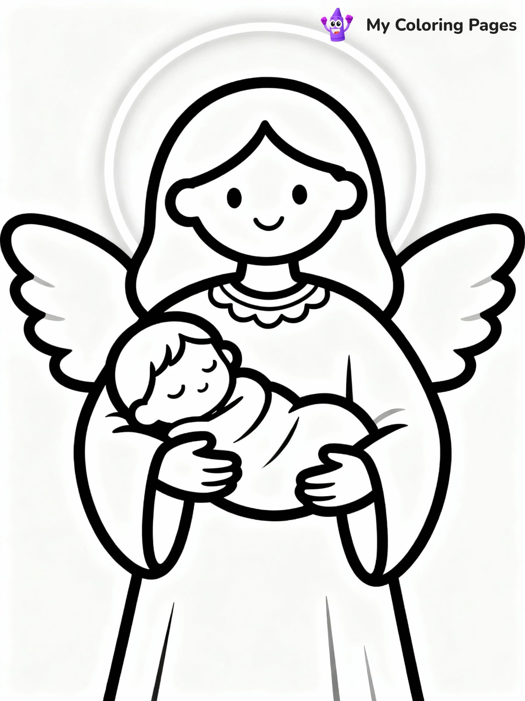 Angel Coloring Pages - 11