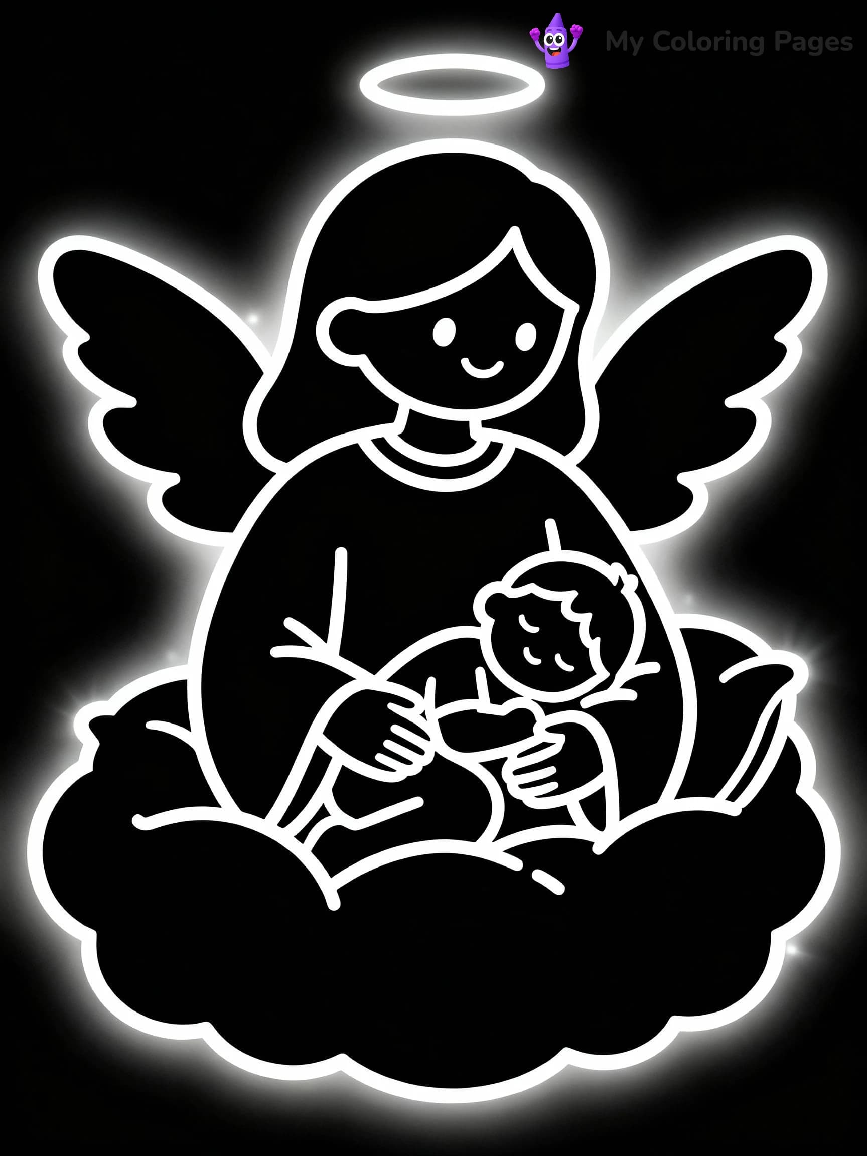 Angel Coloring Pages - 7
