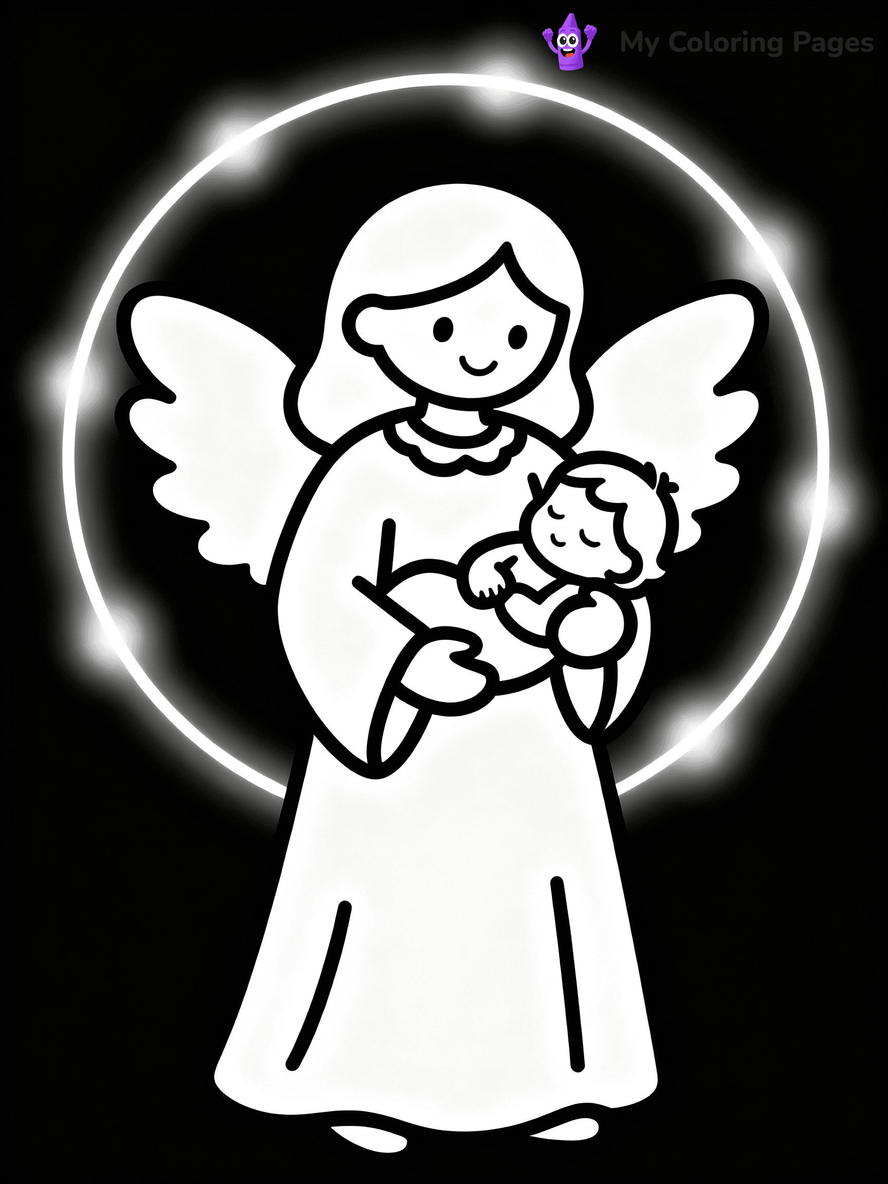 Angel Coloring Pages - 5