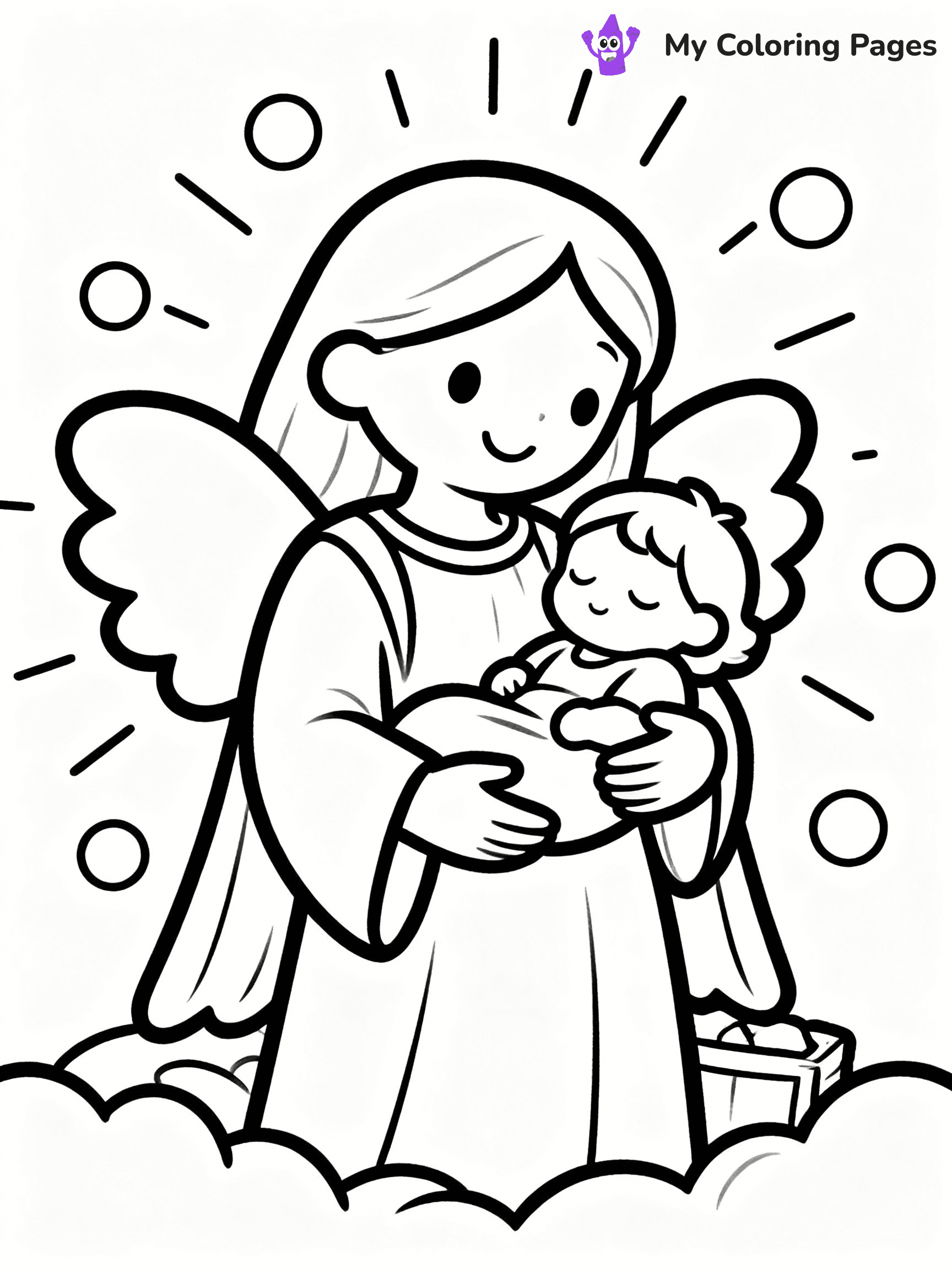 Angel Coloring Pages - 2