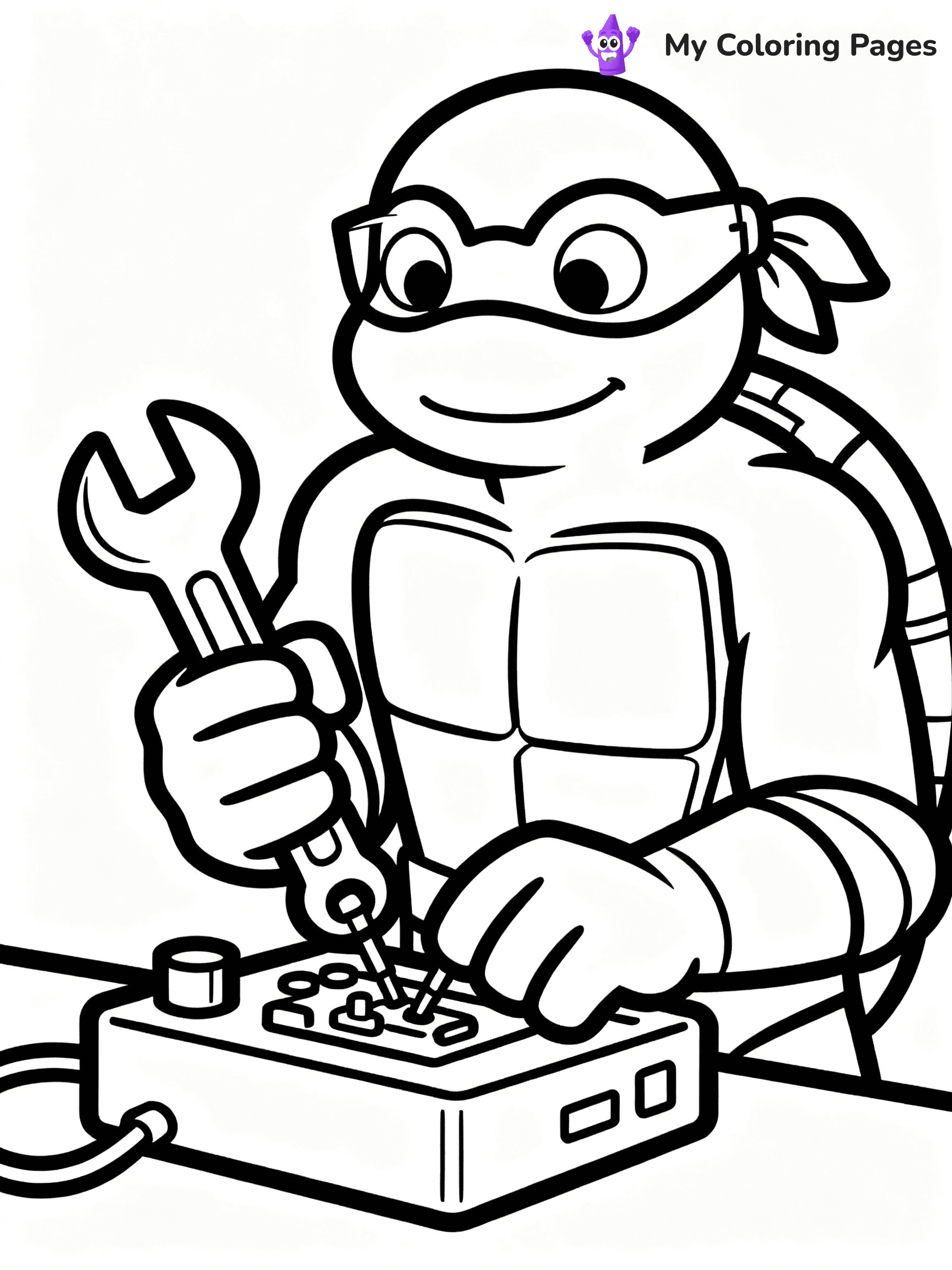 TMNT Coloring Pages - 44