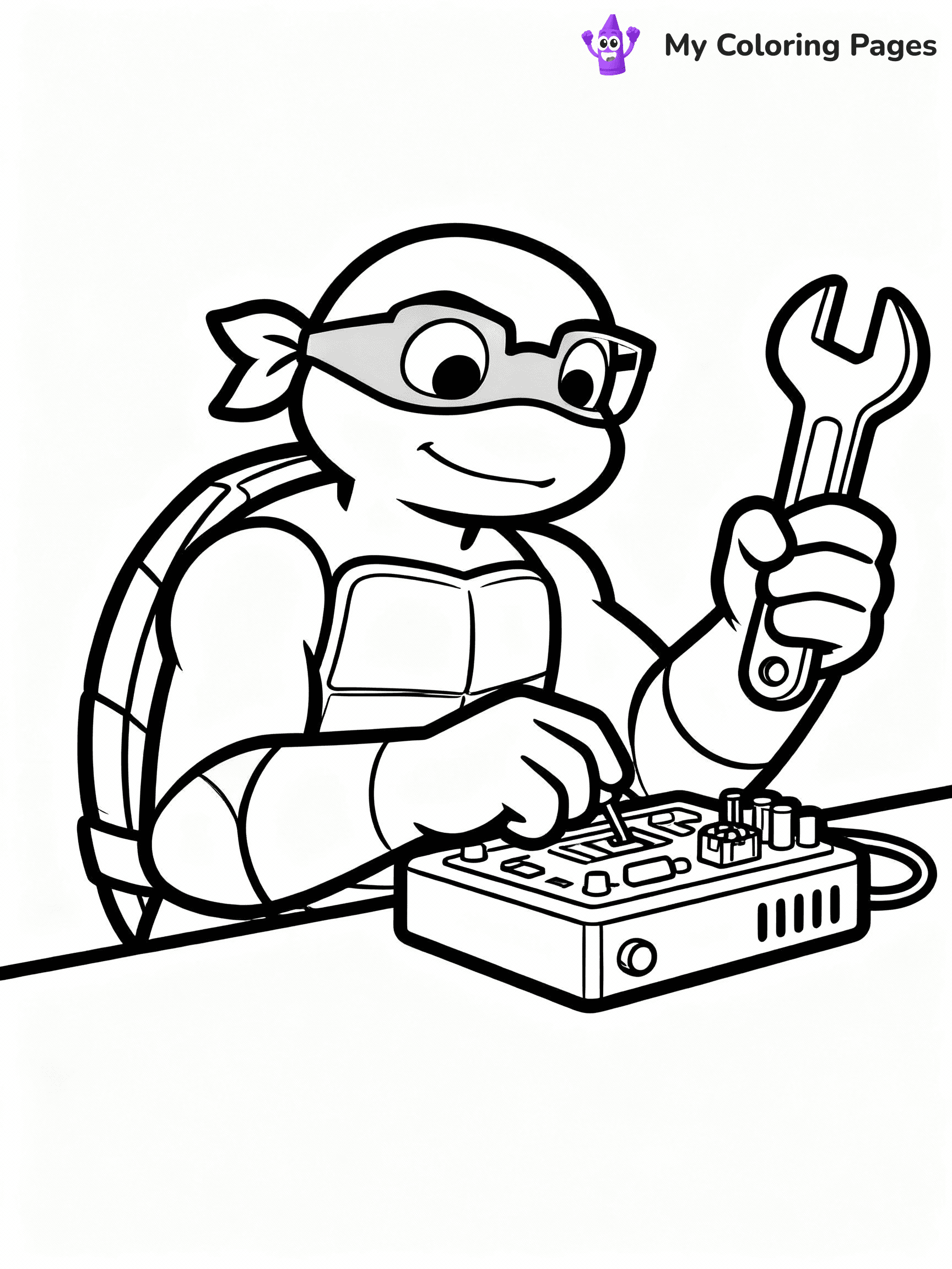 TMNT Coloring Pages - 43