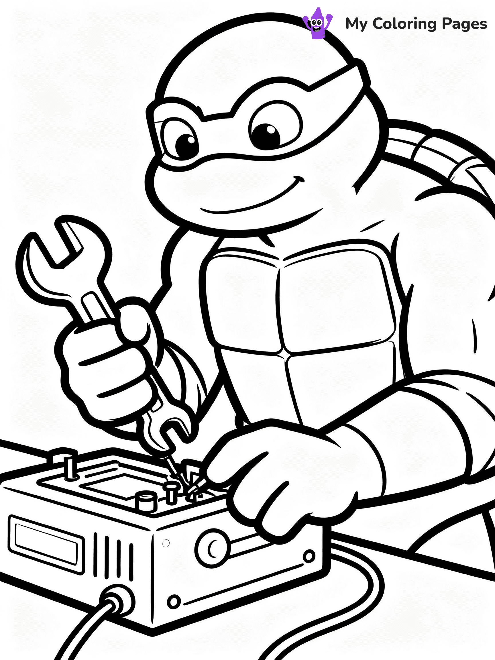 TMNT Coloring Pages - 42