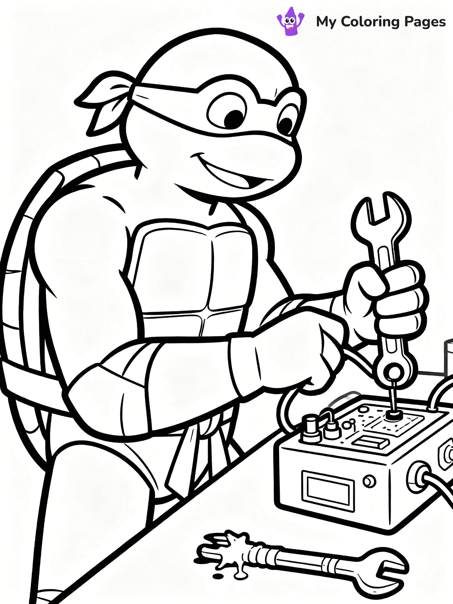 TMNT Coloring Pages - 41