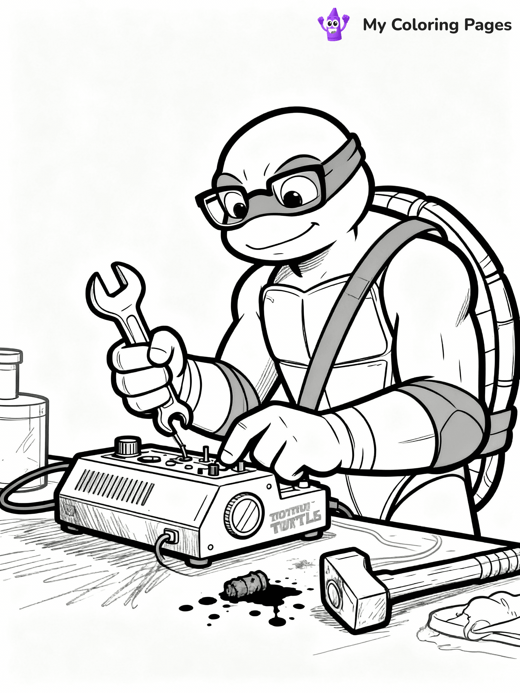 TMNT Coloring Pages - 39