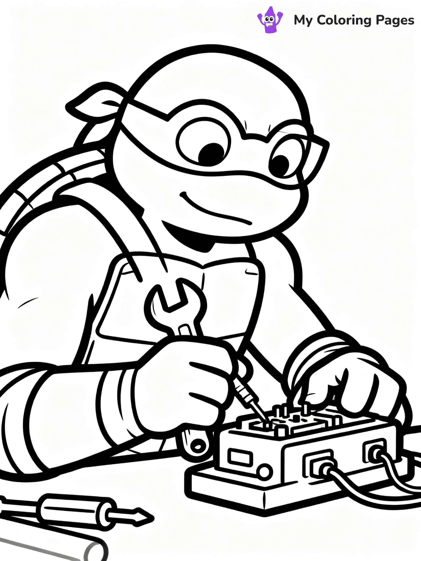 TMNT Coloring Pages - 38