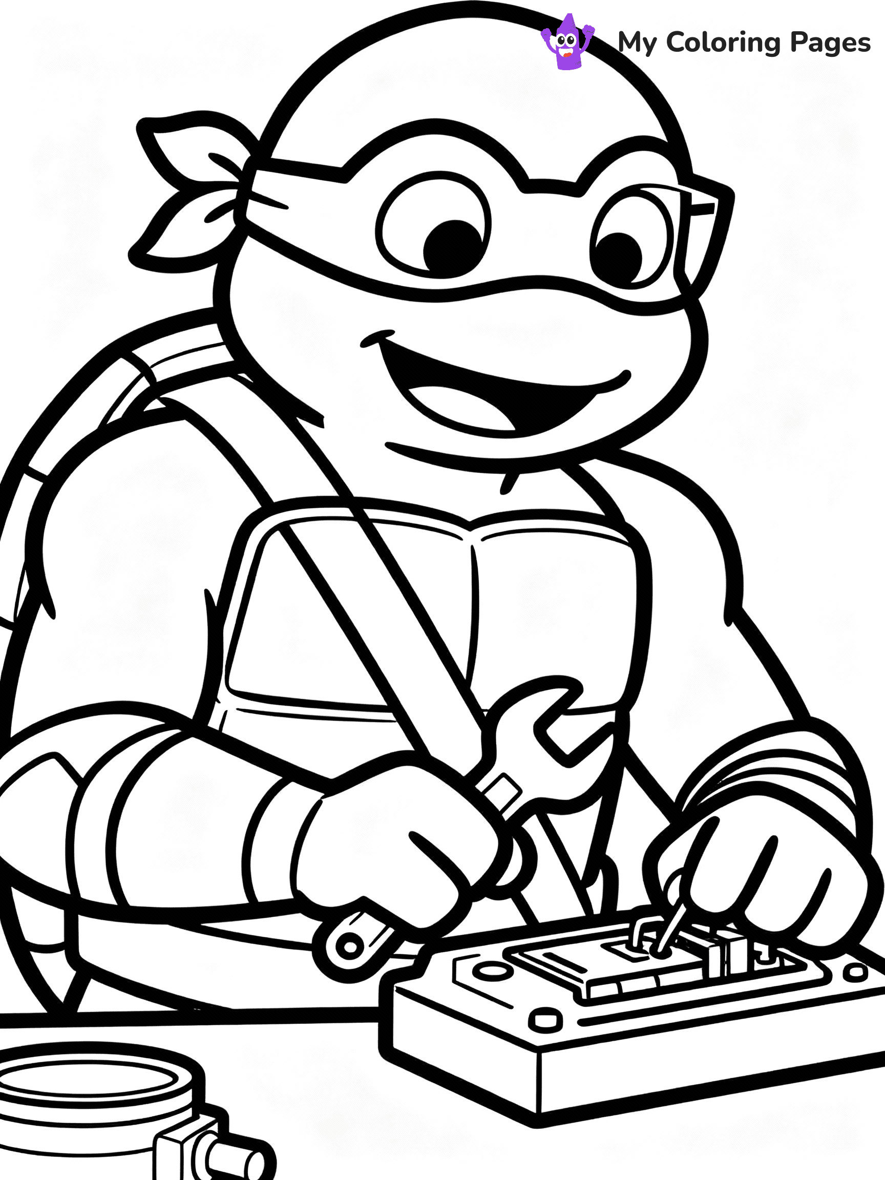 TMNT Coloring Pages - 37