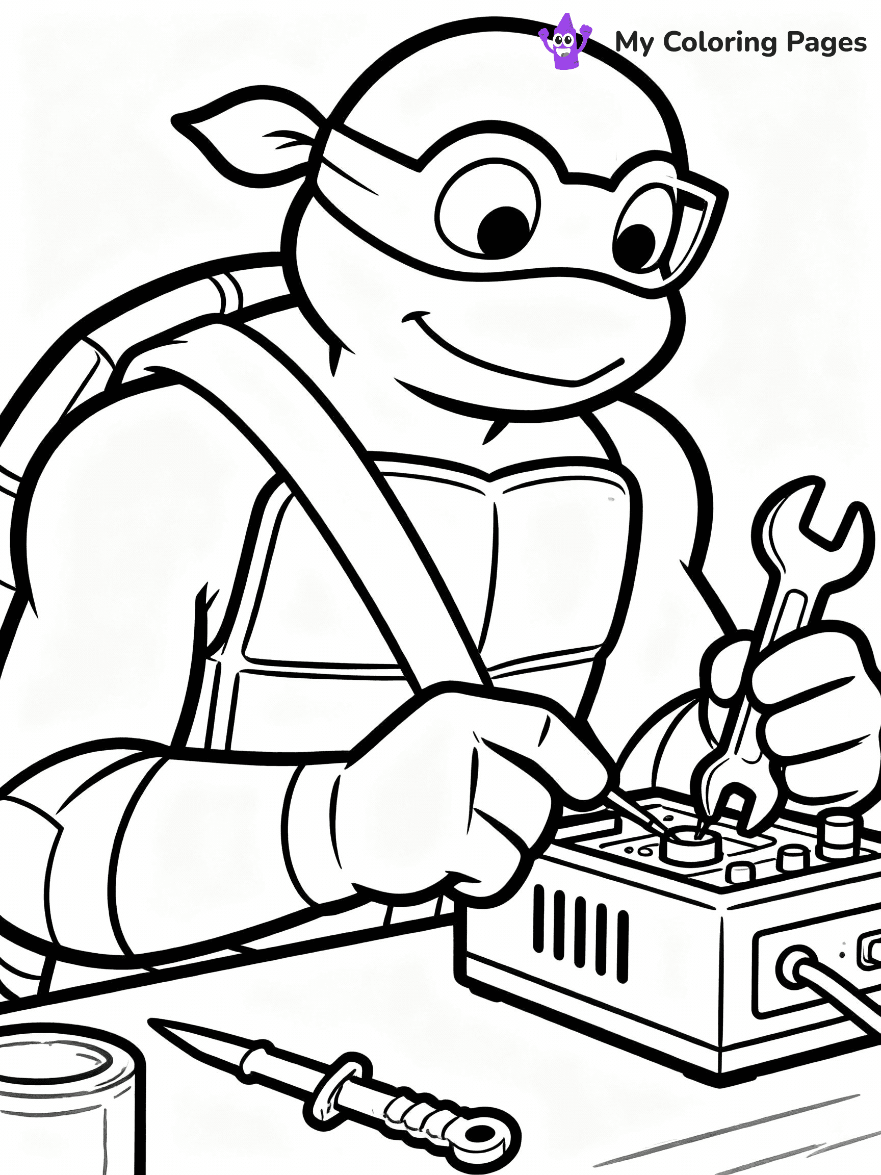 TMNT Coloring Pages - 35