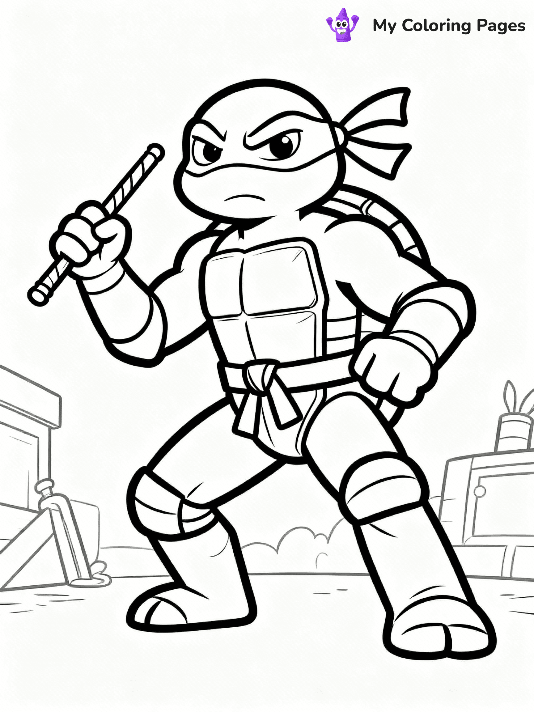 TMNT Coloring Pages - 34