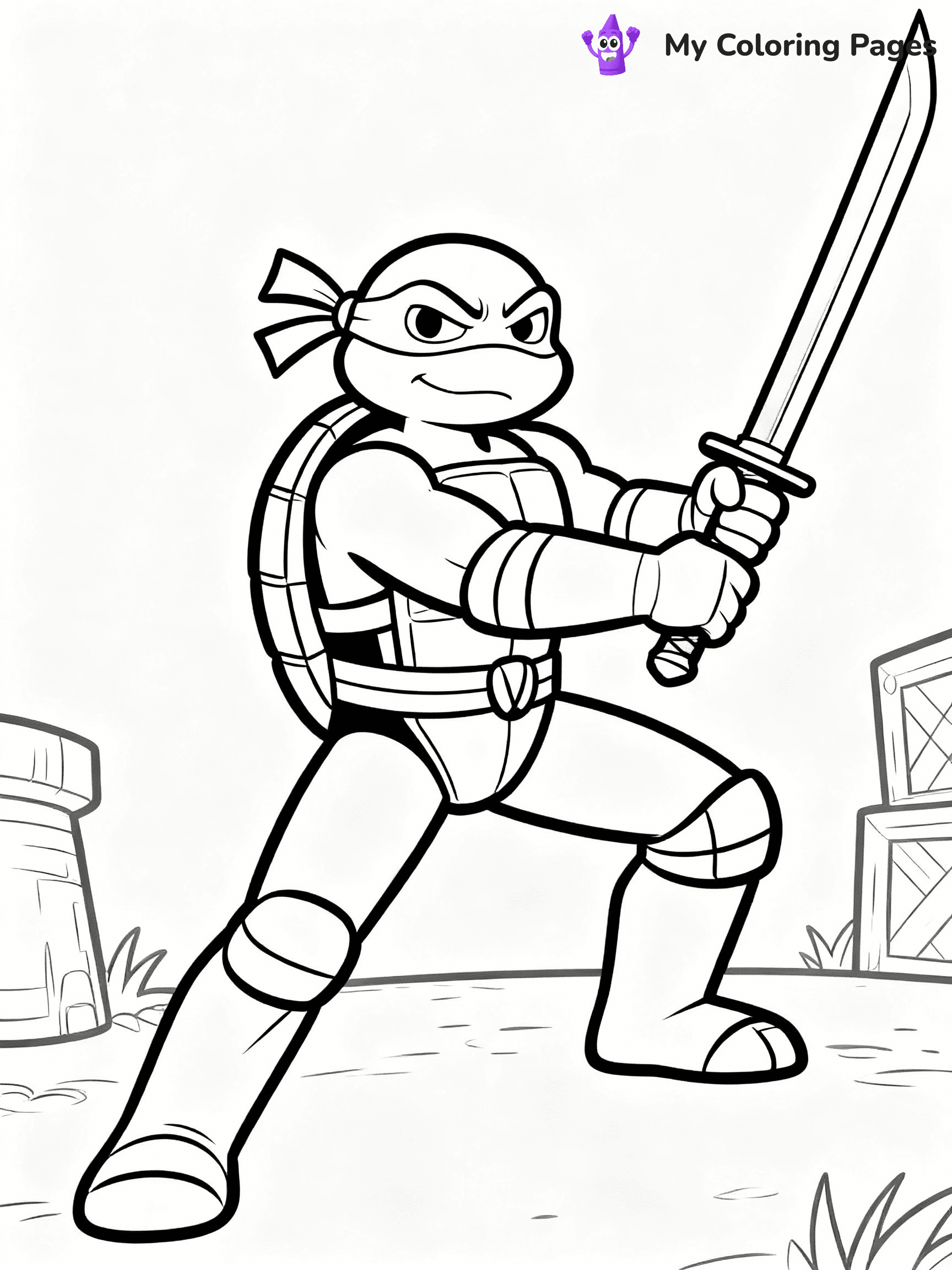 TMNT Coloring Pages - 18