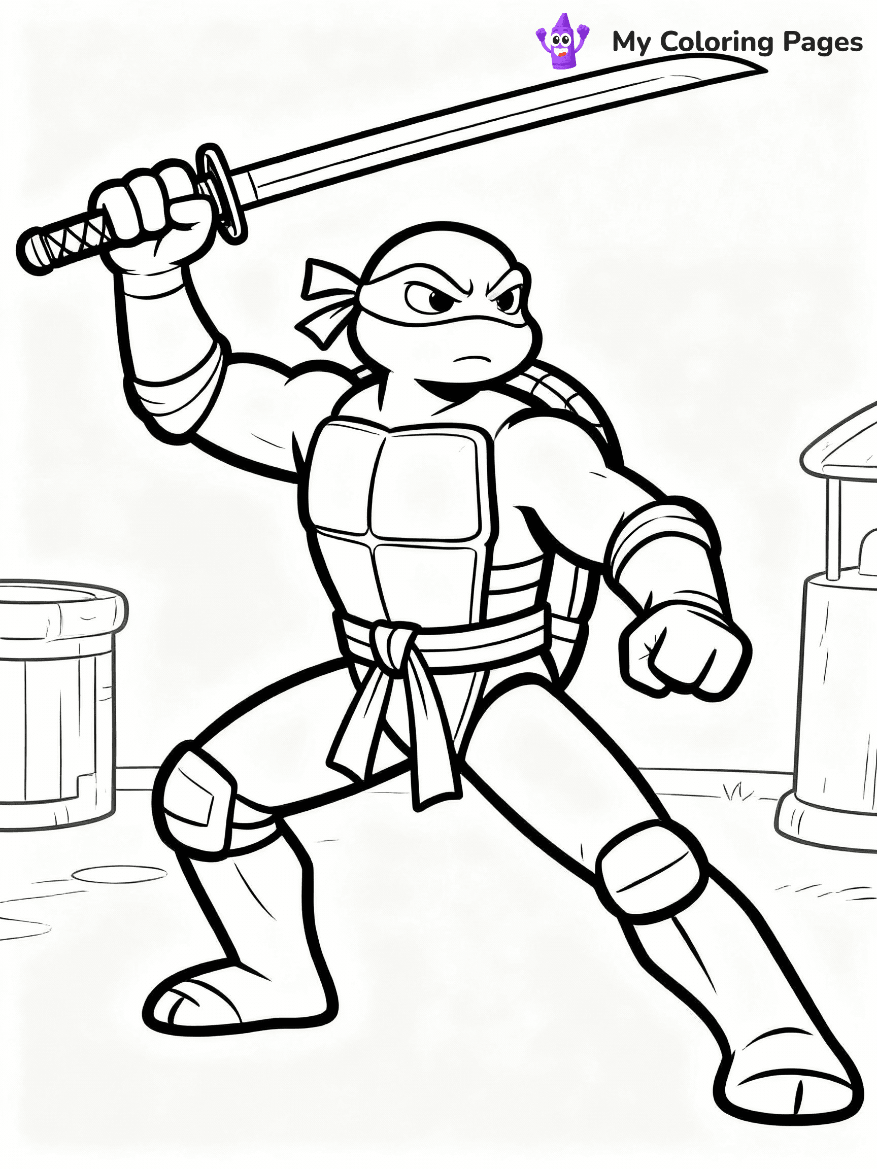 TMNT Coloring Pages - 16