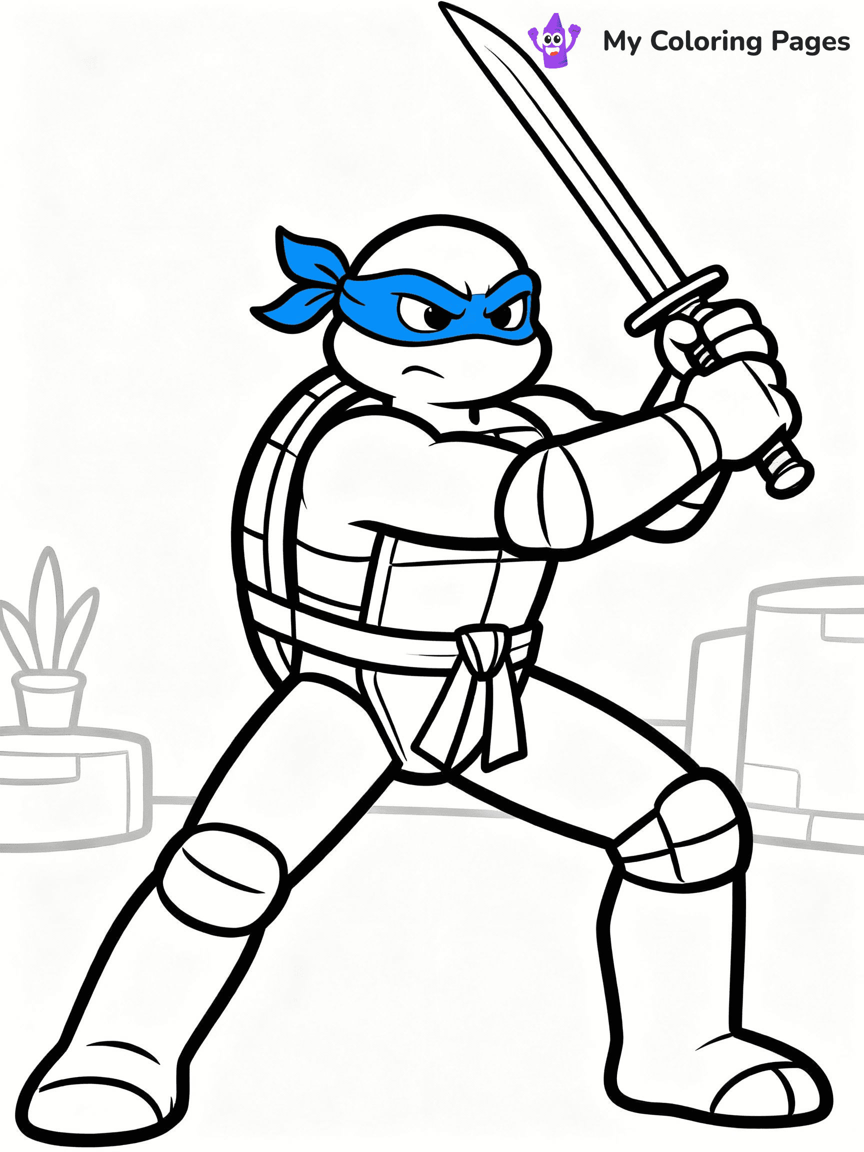TMNT Coloring Pages - 15