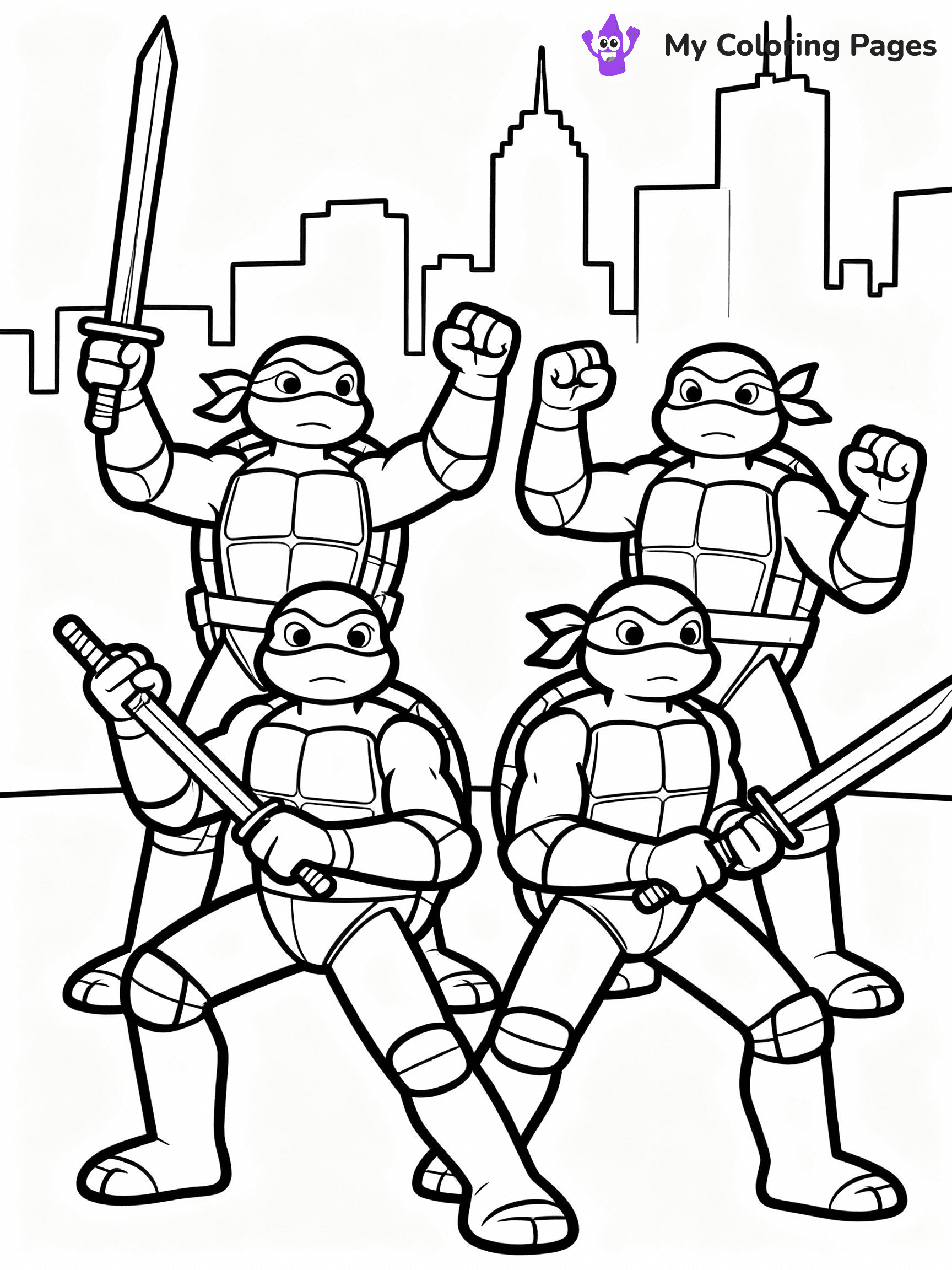 TMNT Coloring Pages - 8