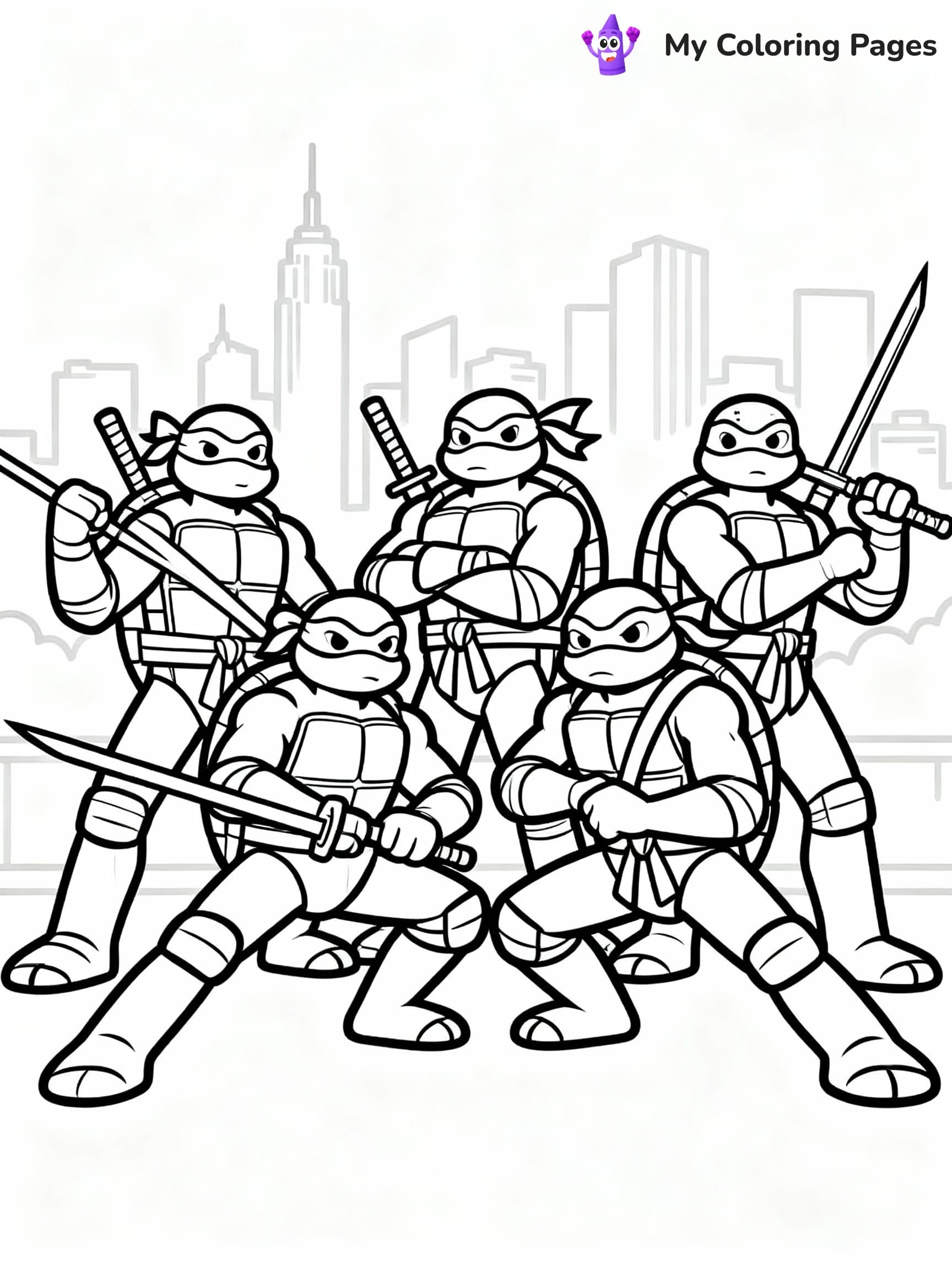 TMNT Coloring Pages - 7