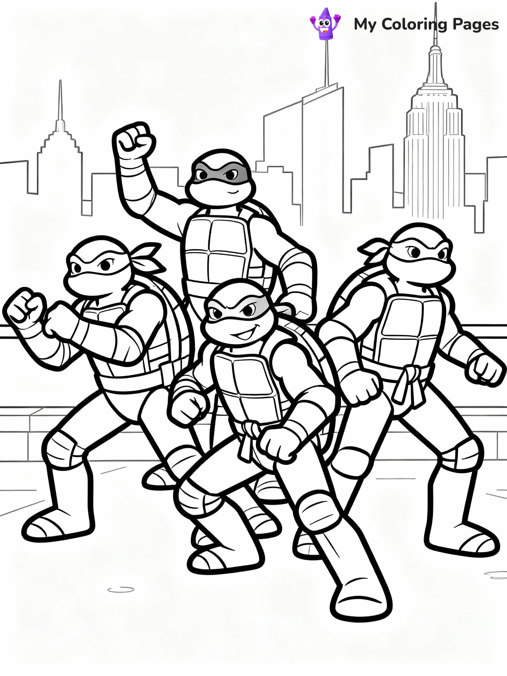 TMNT Coloring Pages - 5