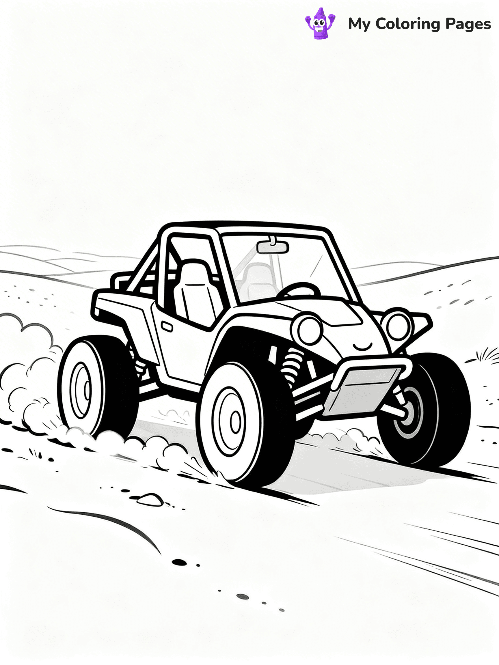 Four Wheeler Coloring Pages - 15
