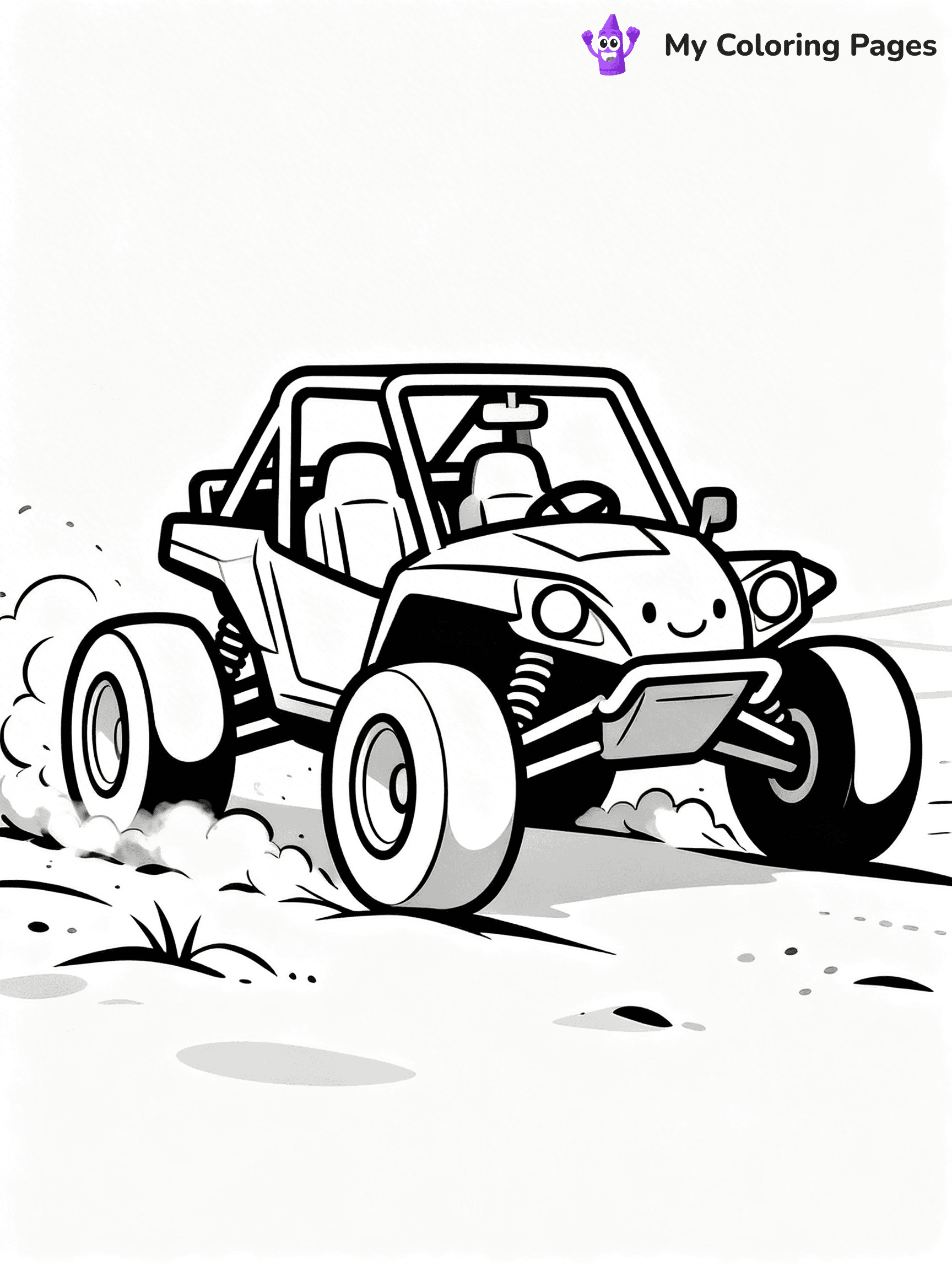 Four Wheeler Coloring Pages - 14