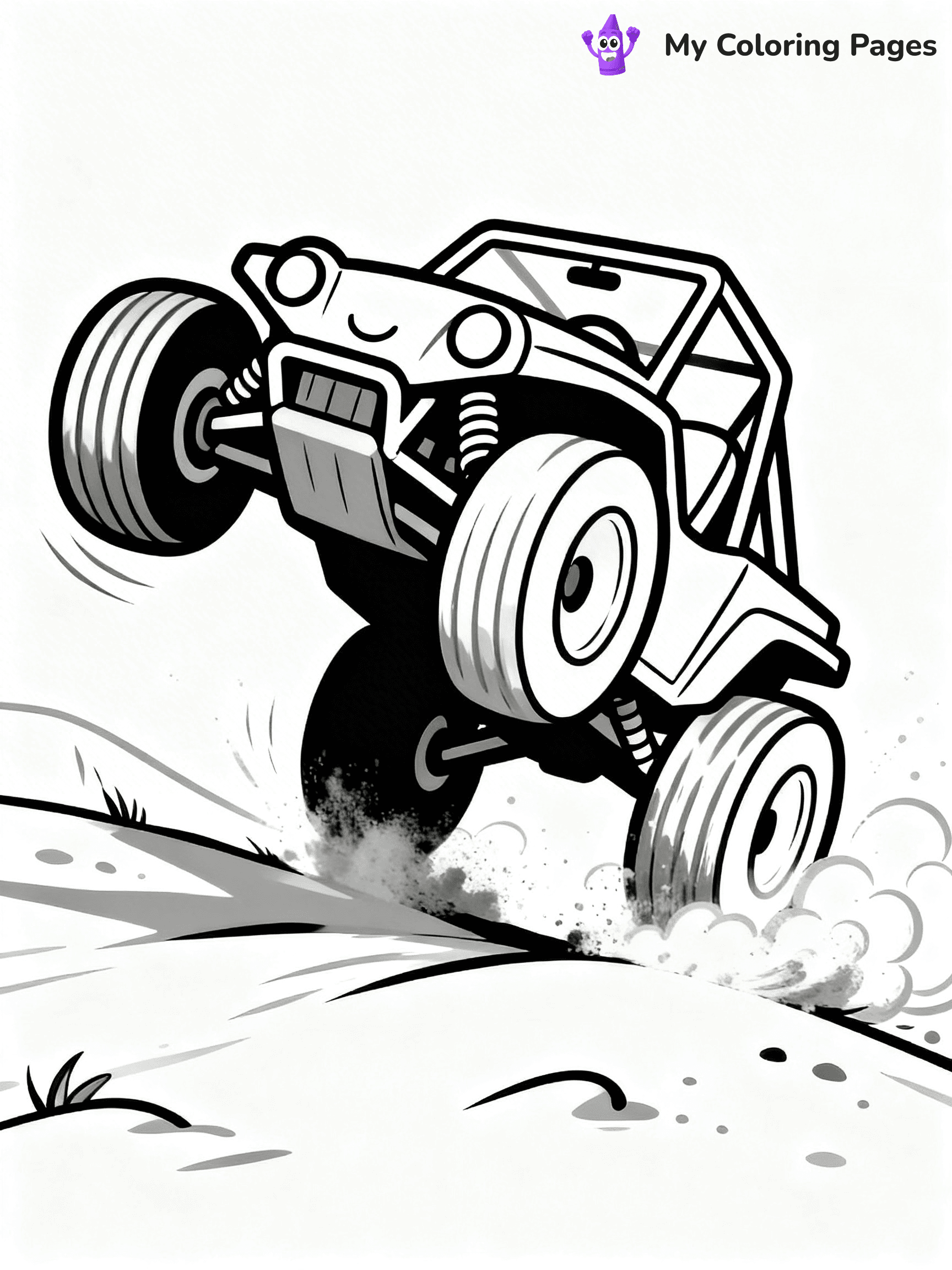 Four Wheeler Coloring Pages - 13